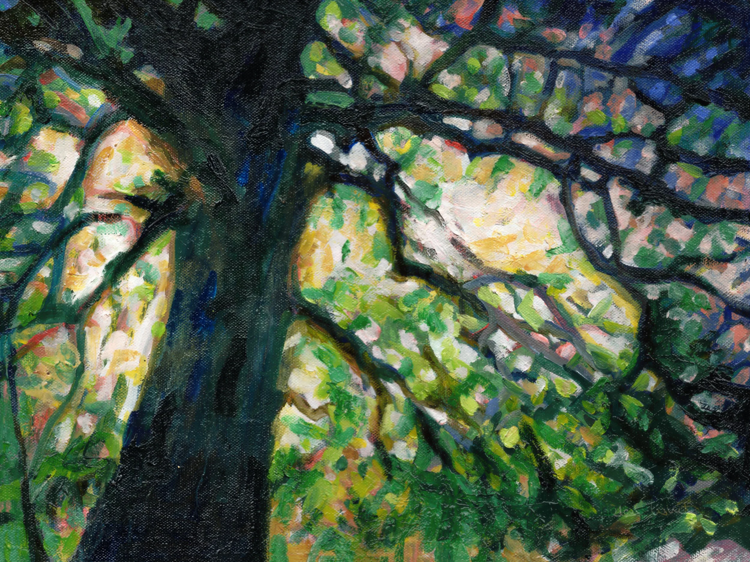 Silchester Oak, 2019, oil on canvas