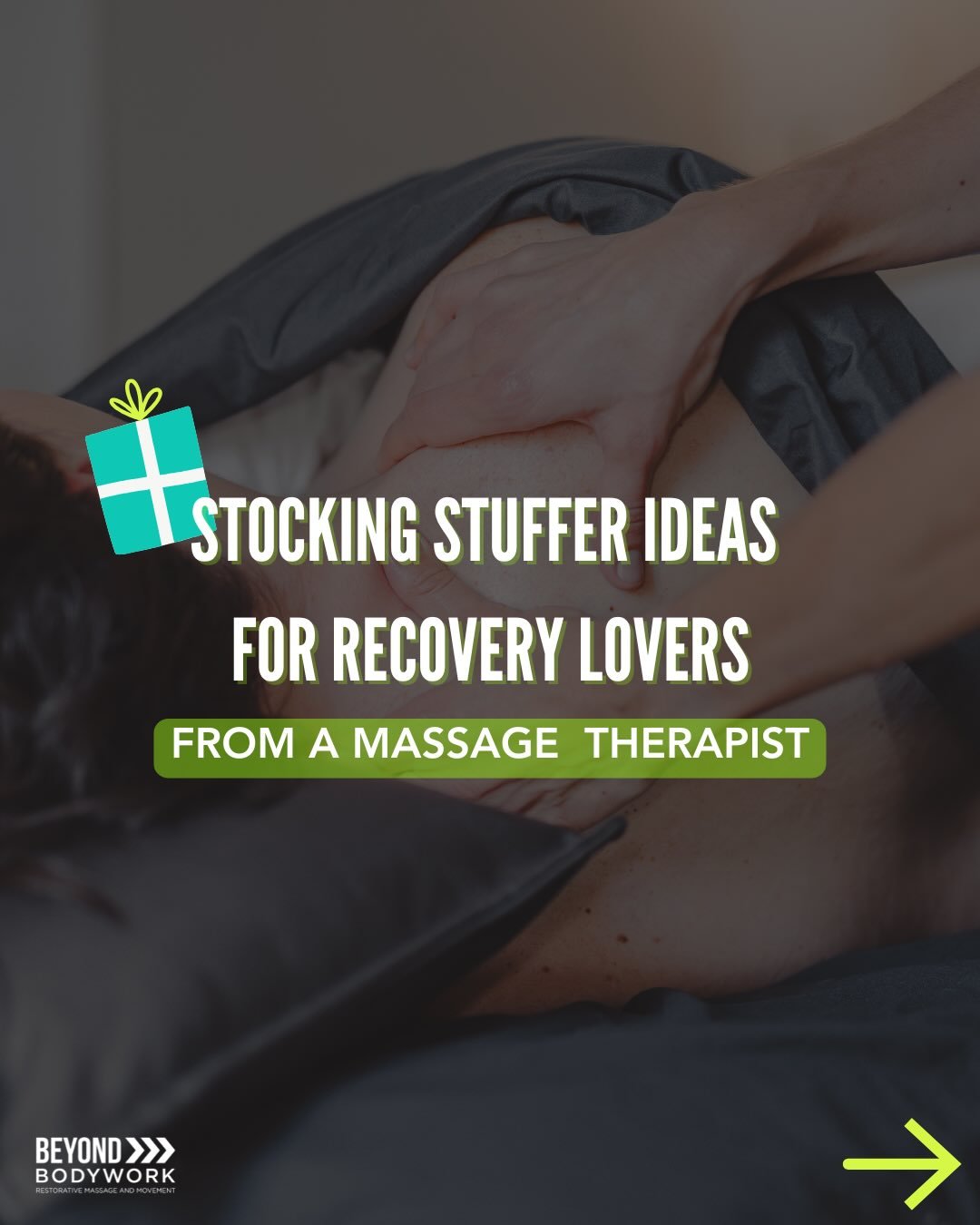 Need ideas for stocking stuffers this holiday? We have a few of our favorite ideas for the recover lover in your life! 

We especially love the idea of giving a gift of massage! Make sure to ask us about gift cards at your next session!