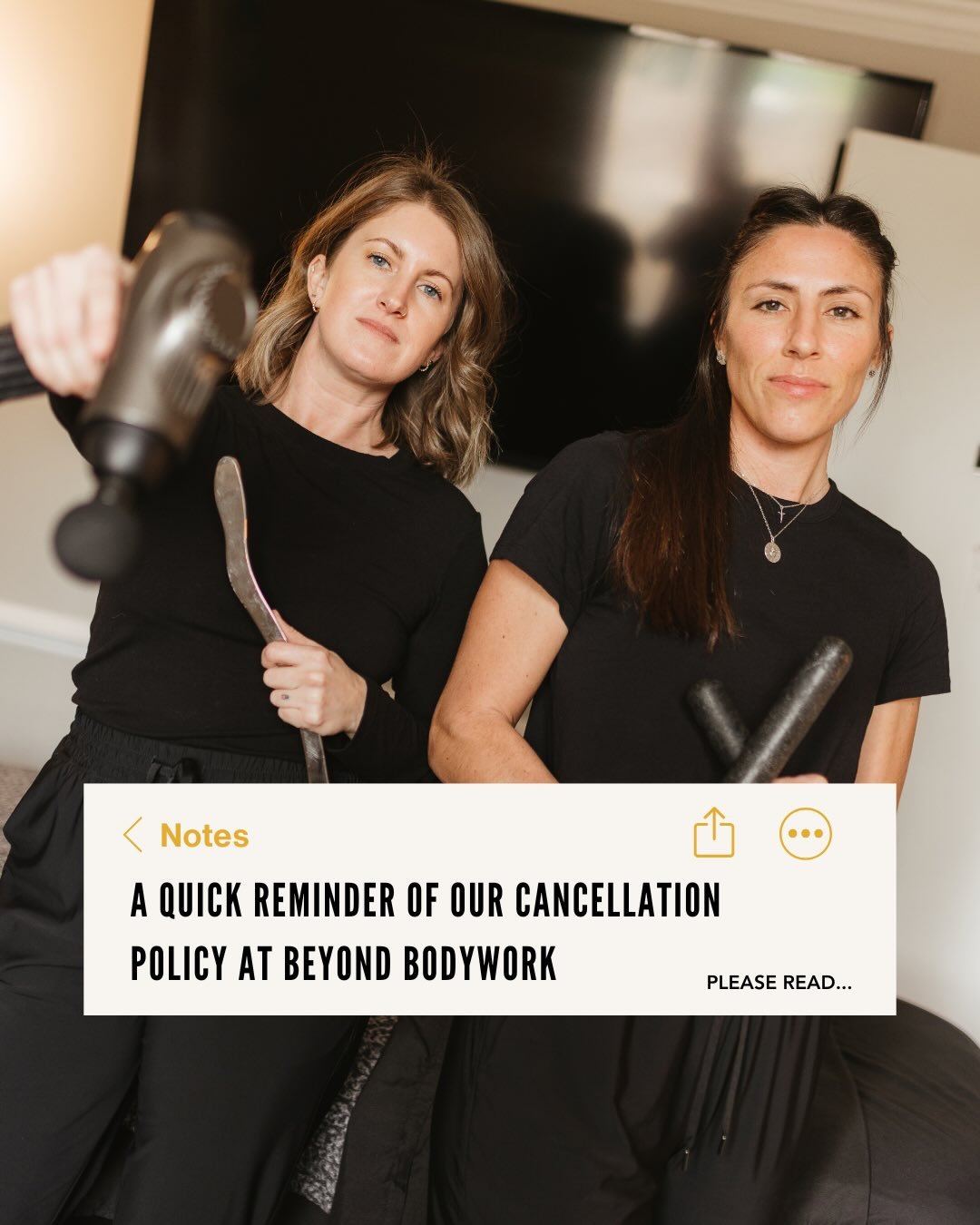 Respecting appointment times helps us care for everyone better. 🤍

When you book a session at Beyond Bodywork, that time is reserved just for you. Last-minute cancellations or no-shows don&rsquo;t just affect our schedule, they also take away a spot