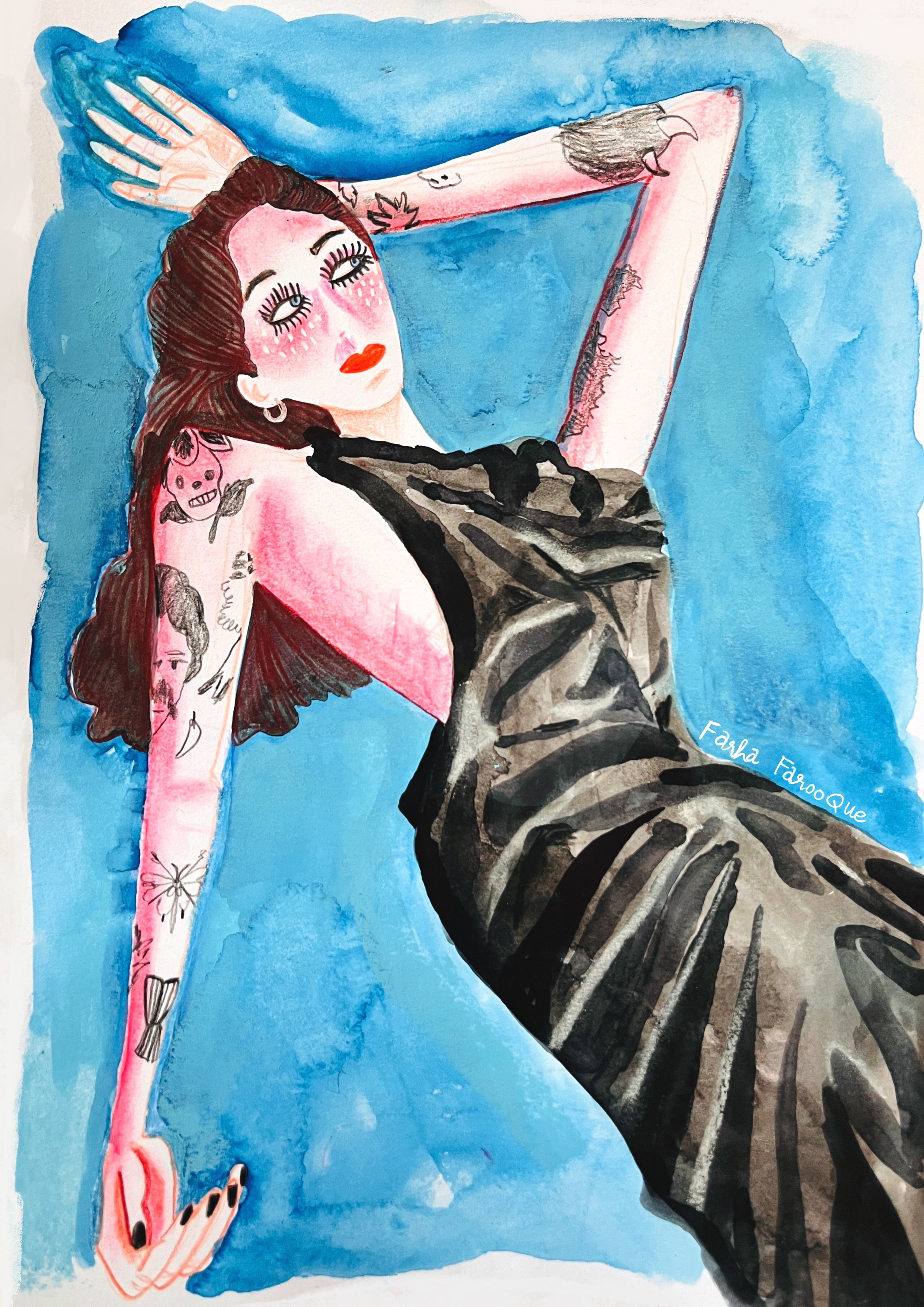 02. FARHA FAROOQUE_ SHERS STUDIO LATEX 11.6 INCHES X 16.5 INCHES Traditional+Digital Media.jpg