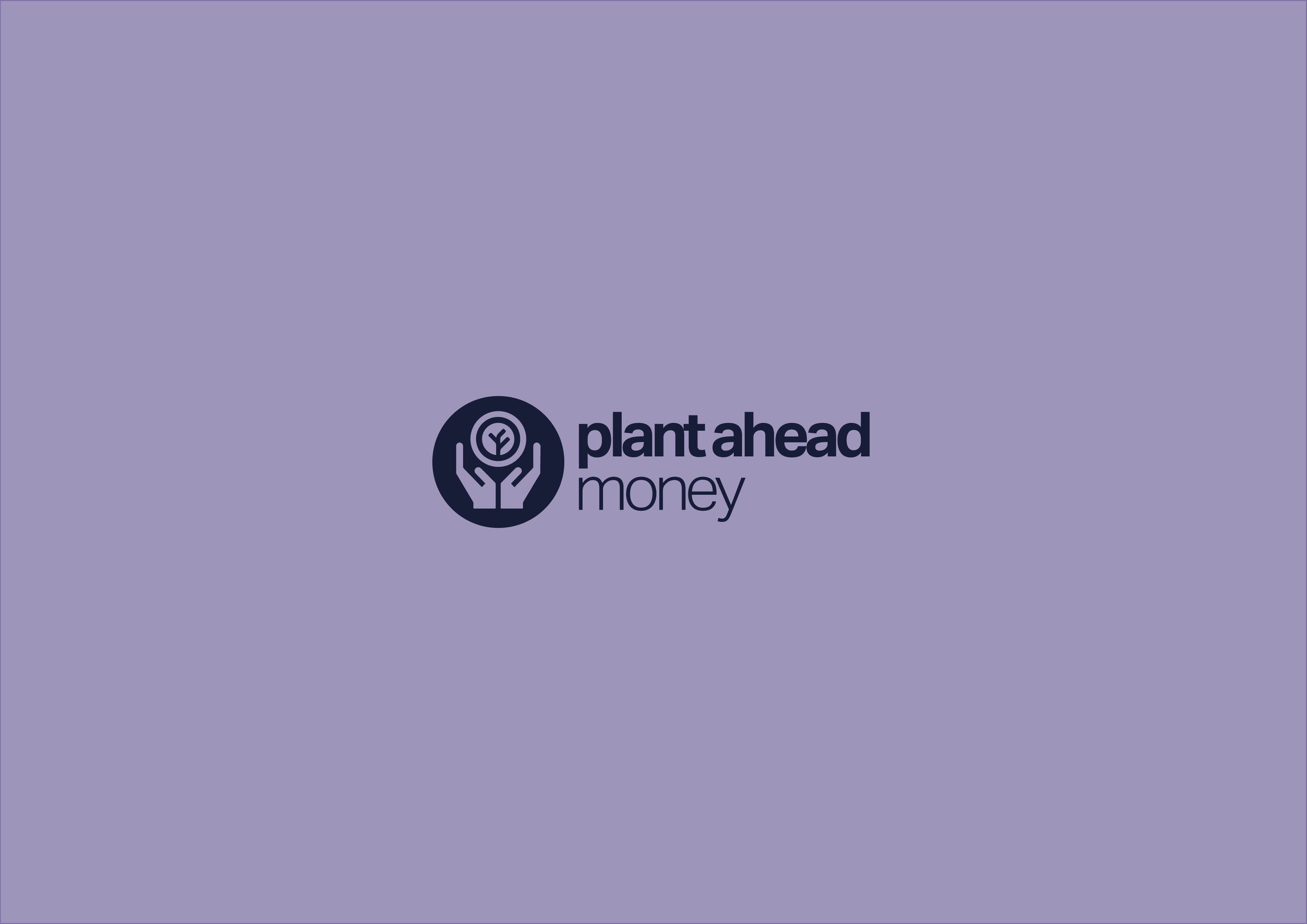 Logo Design Plant Ahead Money Financial Coaching