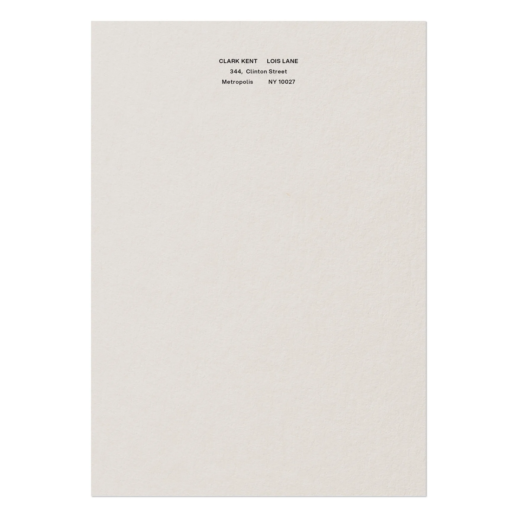 Clark Kent & Lois Lane