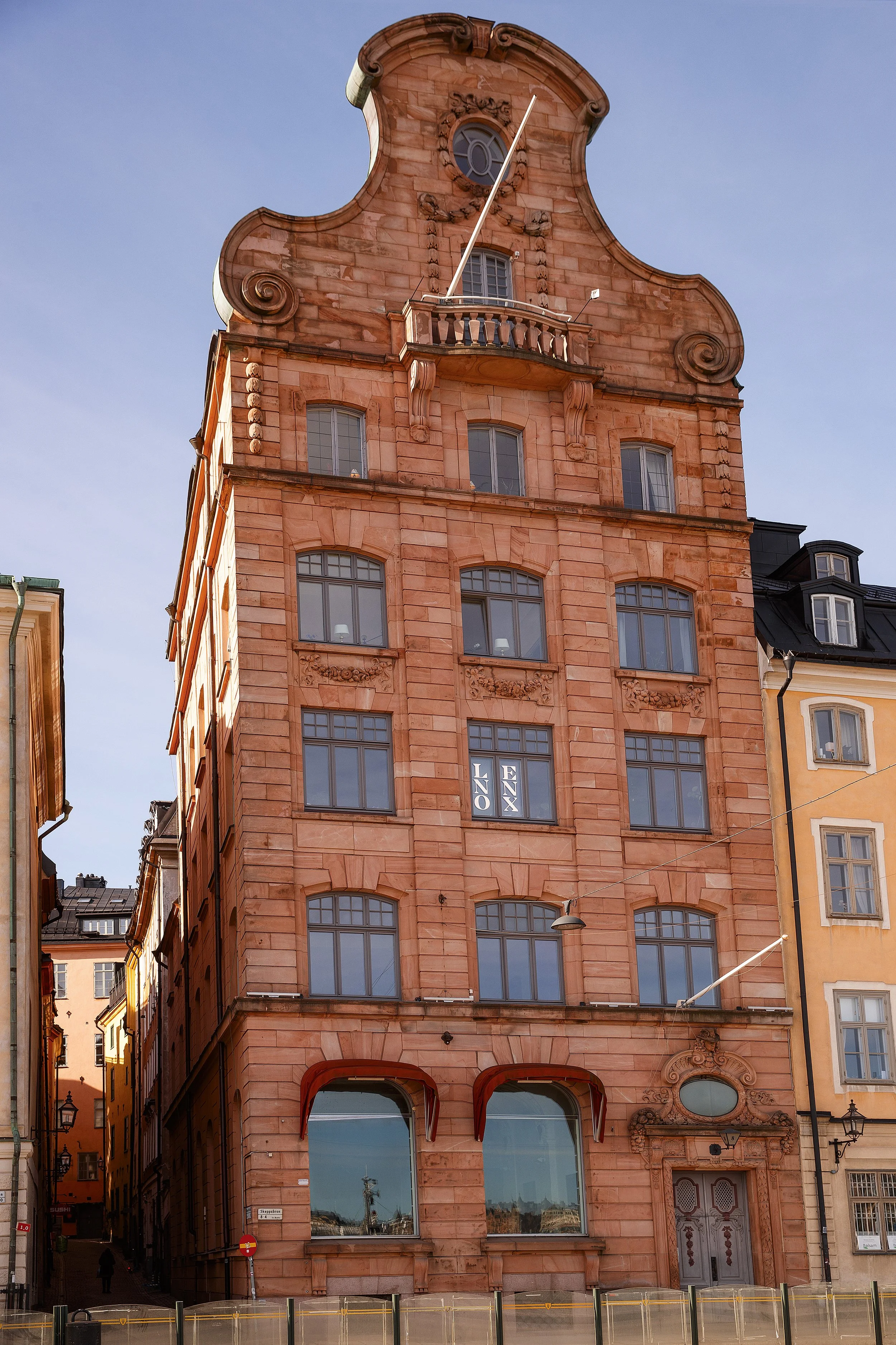 Lennox PRs hus på Skeppsbron 8 i Gamla stan