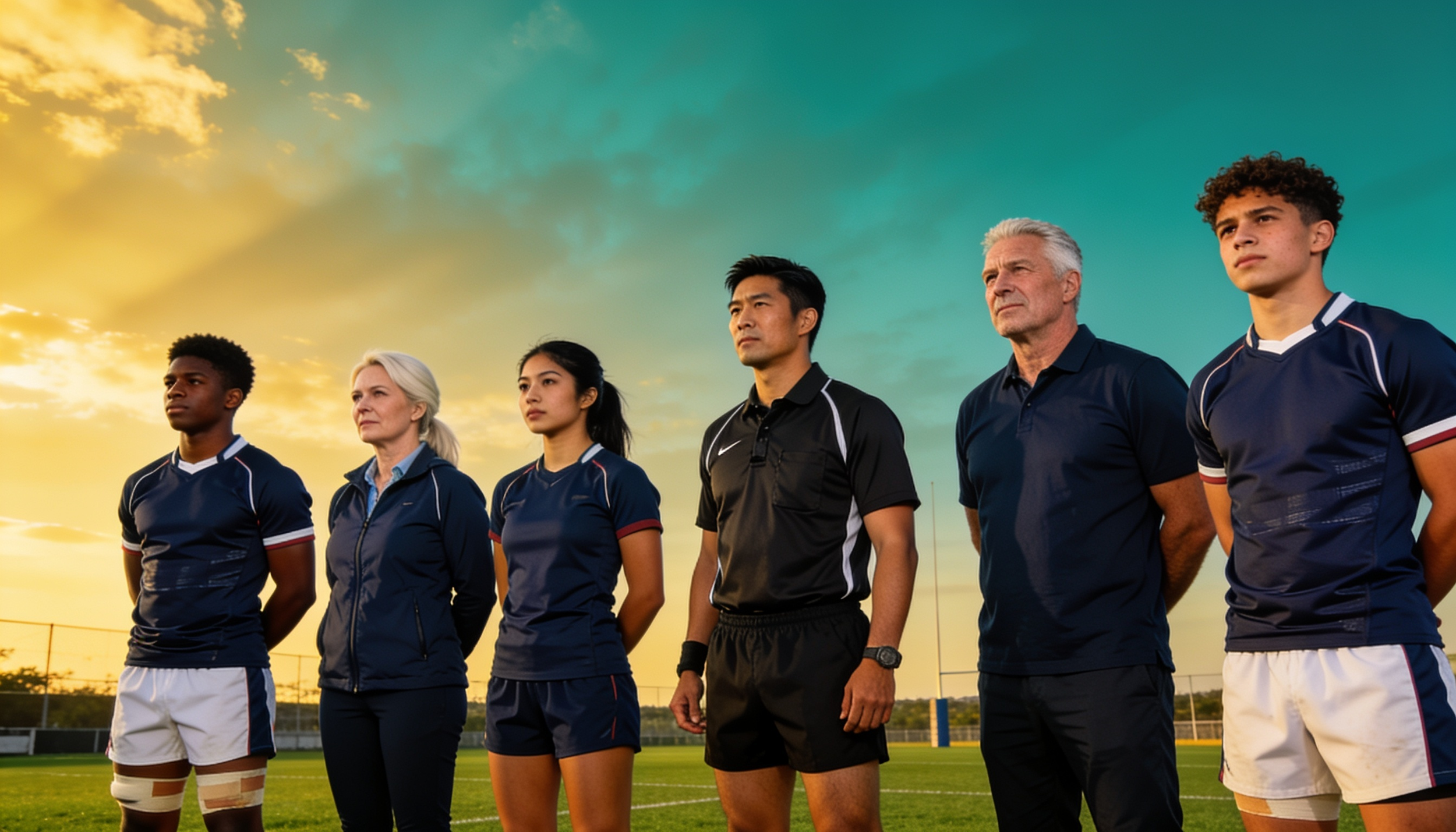 Collectif protection jeune sportif rugby commotion cérébrale prévention terrain