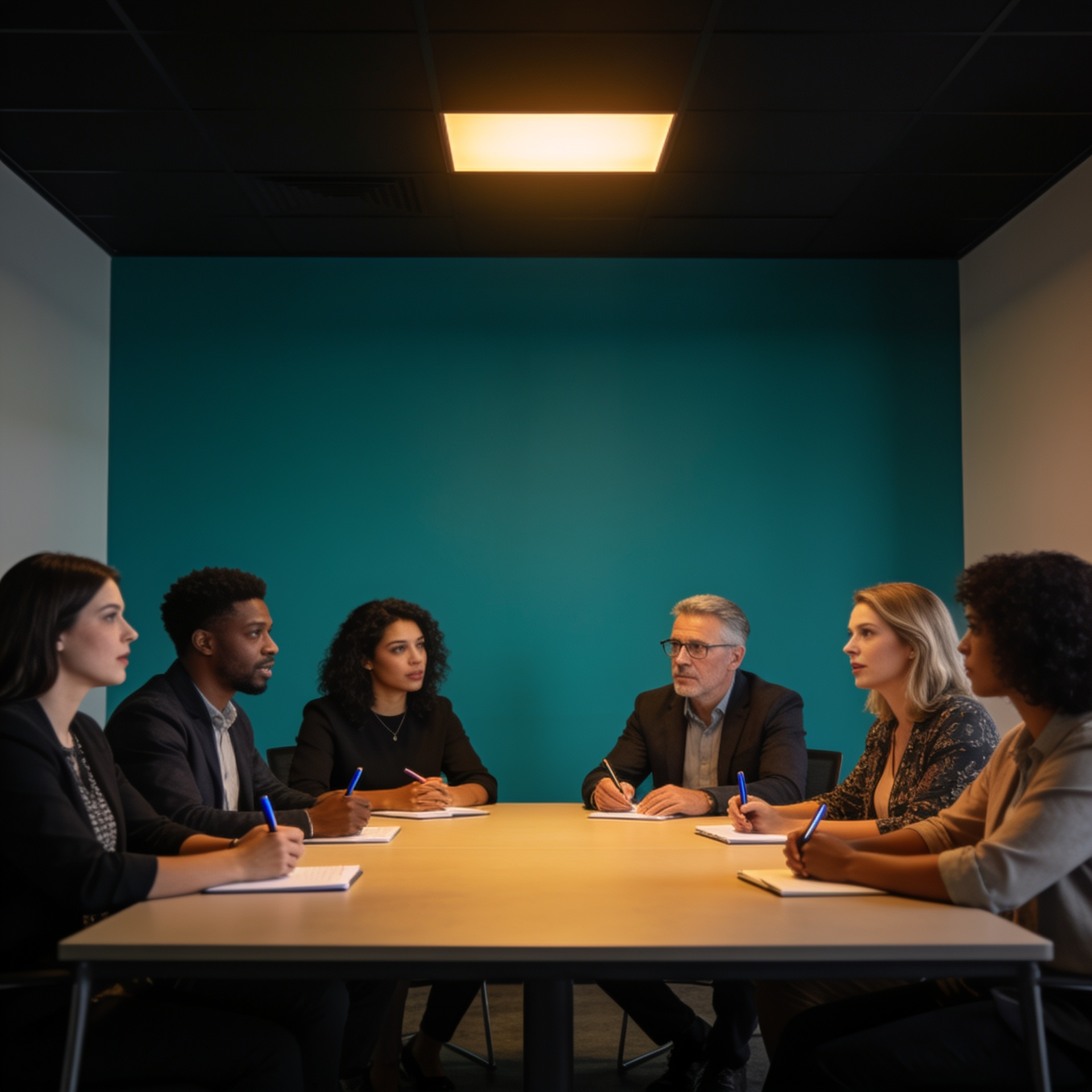Formation communication management groupe professionnel salle de réunion