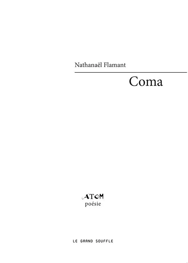 COMA - Nathanaël Flamant