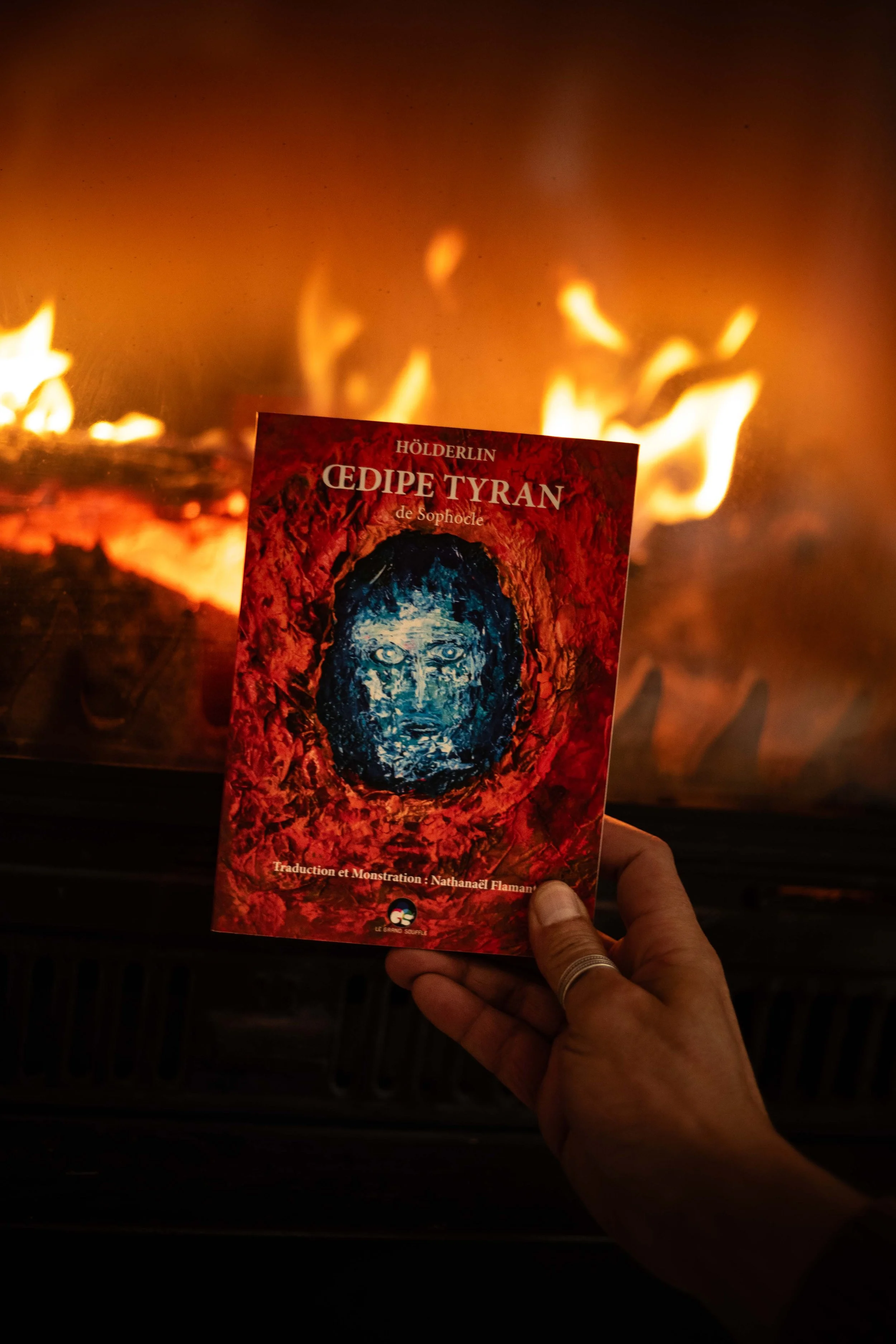 Oedipe-Tyran-Sophocle-Hölderlin-Traduction-Nathanaël-Flamant-livre-couverture-1-photo