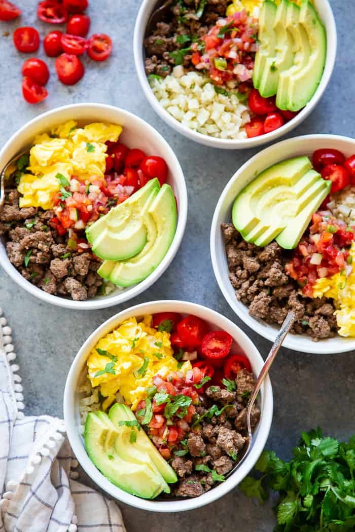 Loaded Breakfast Taco Bowls
