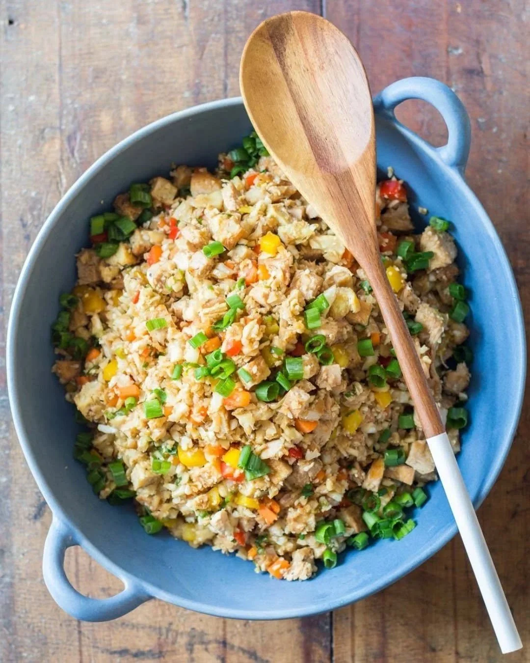 Cauliflower Fried Rice with Chicken