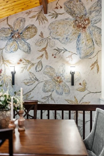 Mid-Century Dining Room interior decorated by FUNCY DECOR.