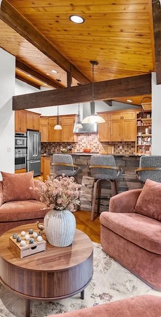 Mid-Century Sitting Room interior decorated by FUNCY DECOR.