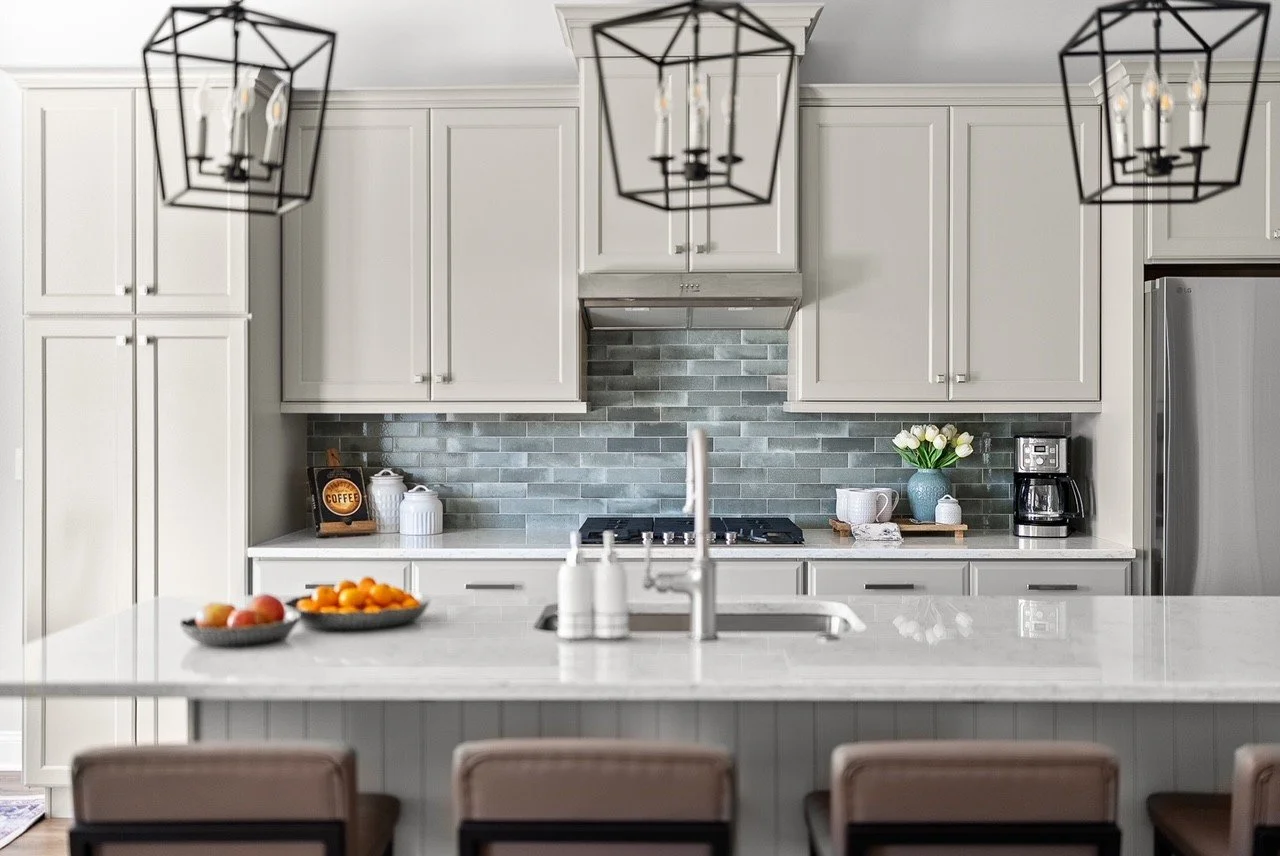 Modern classic kitchen interior decorated by FUNCY DECOR.