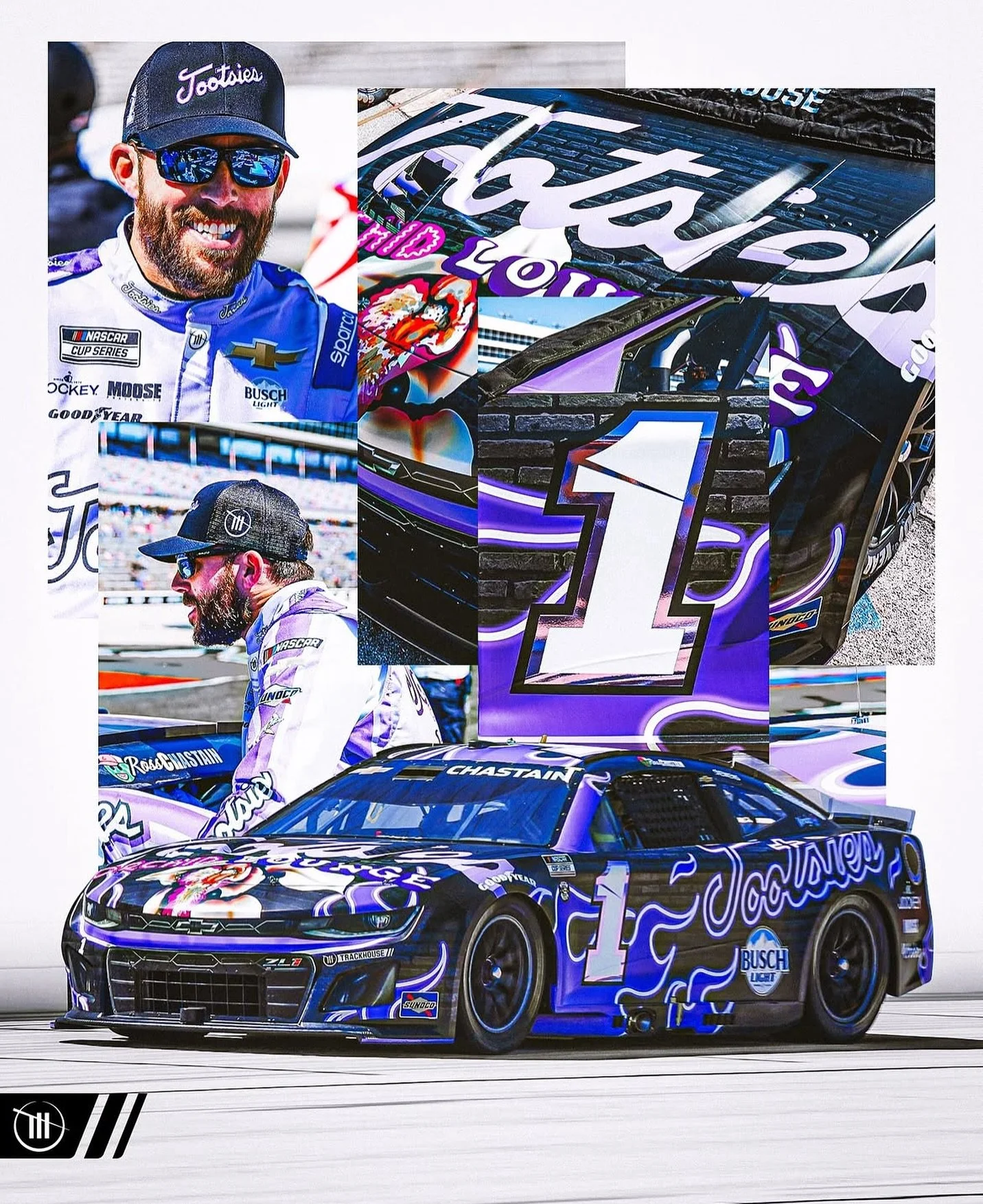 From Broadway to the Speedway 💜🏁

Tune in tonight as the Tootsie&rsquo;s car hits the track in NashVegas! #TootsiesOrchidLounge #TeamTrackhouse