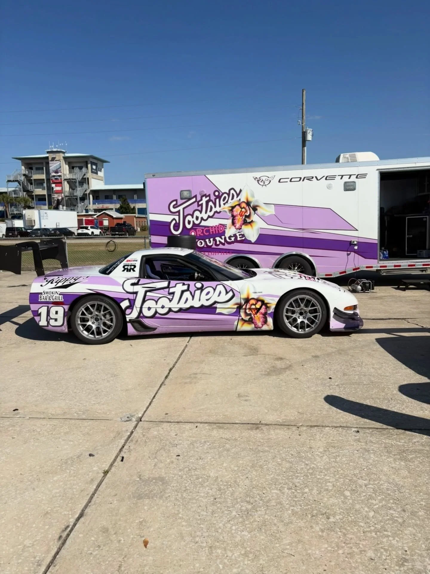 Bringing horsepower to the beach. 🌴🏁 
@tootsies_orchid_lounge