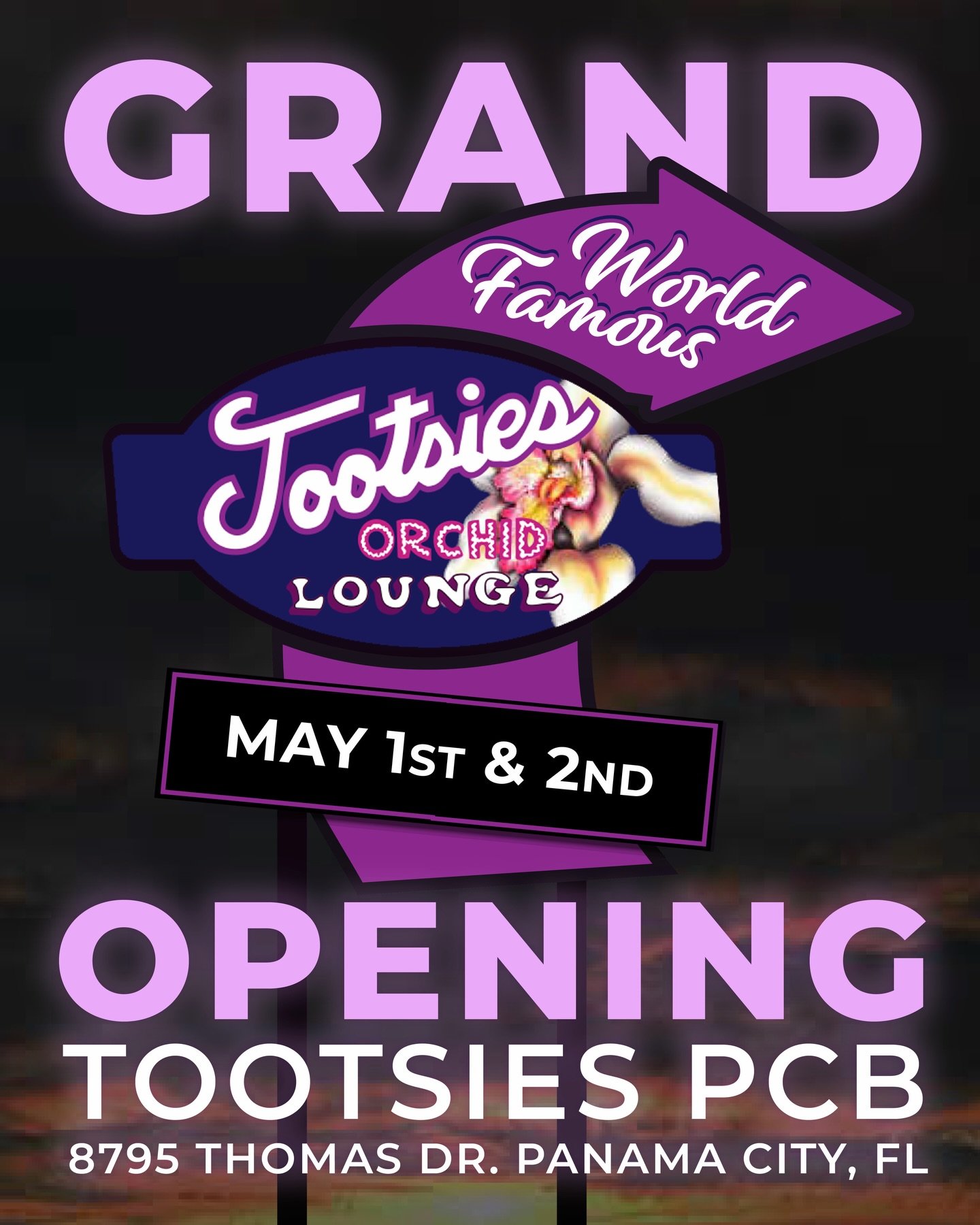 Nashville&rsquo;s World Famous Tootsies is heading to the beach. 🤠
(SWIPE) @tootsiespcb @tootsies_orchid_lounge @tootsiesvip 

✨Join us May 1st &amp; 2nd as we open the doors to Tootsies PCB!! Two nights of live music, and a weekend that sets the to