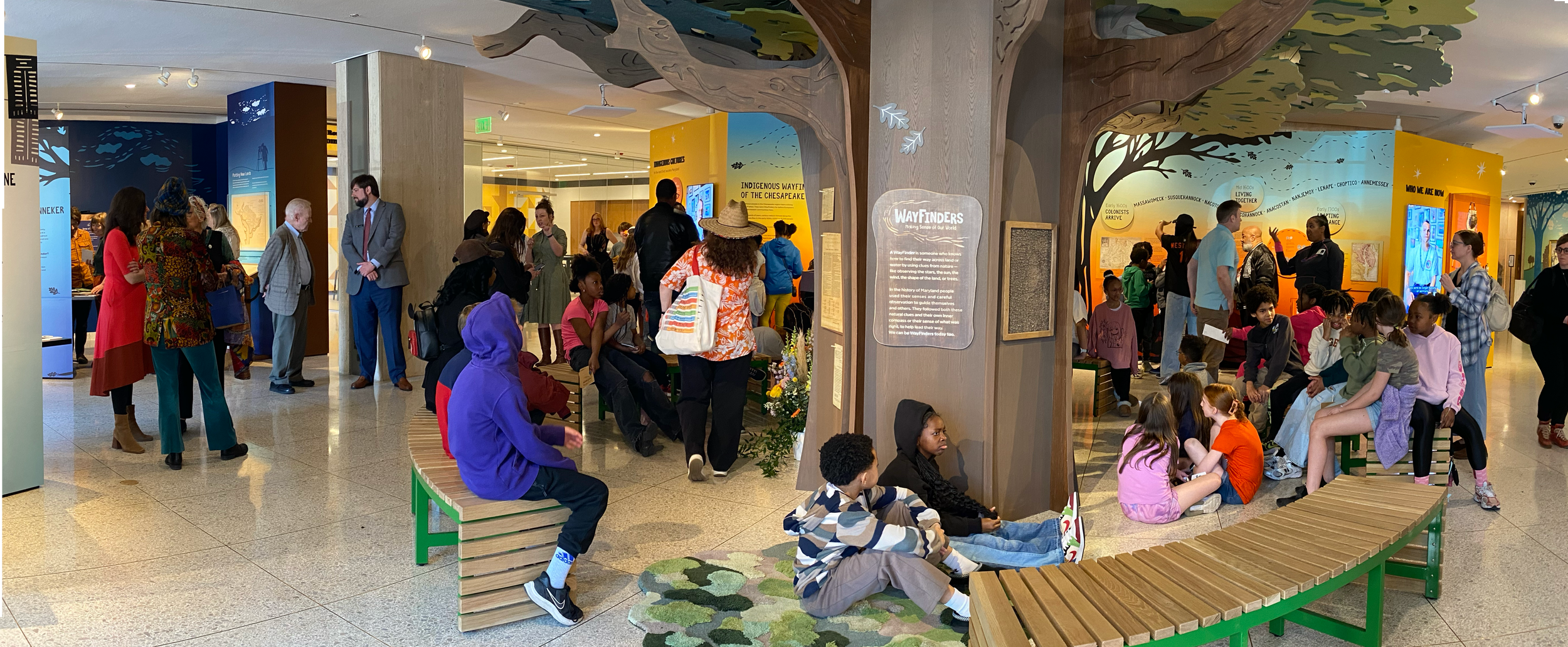 Interactive museum exhibit for children in grade school.