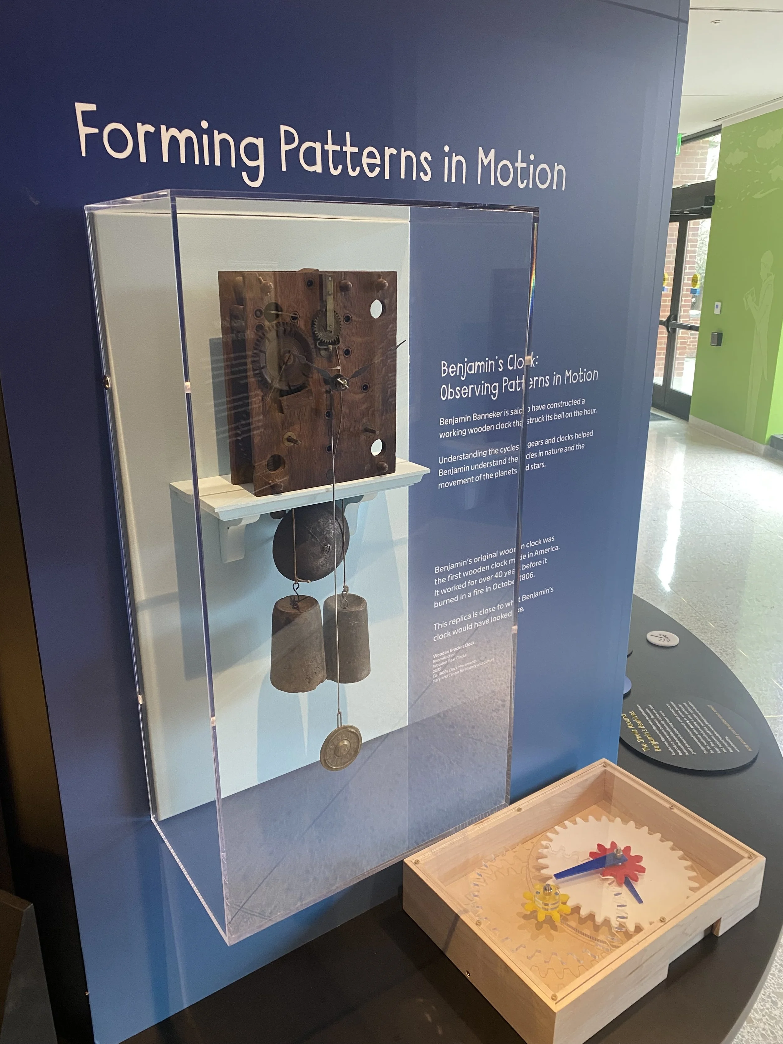 Interactive museum exhibit for children in grade school.