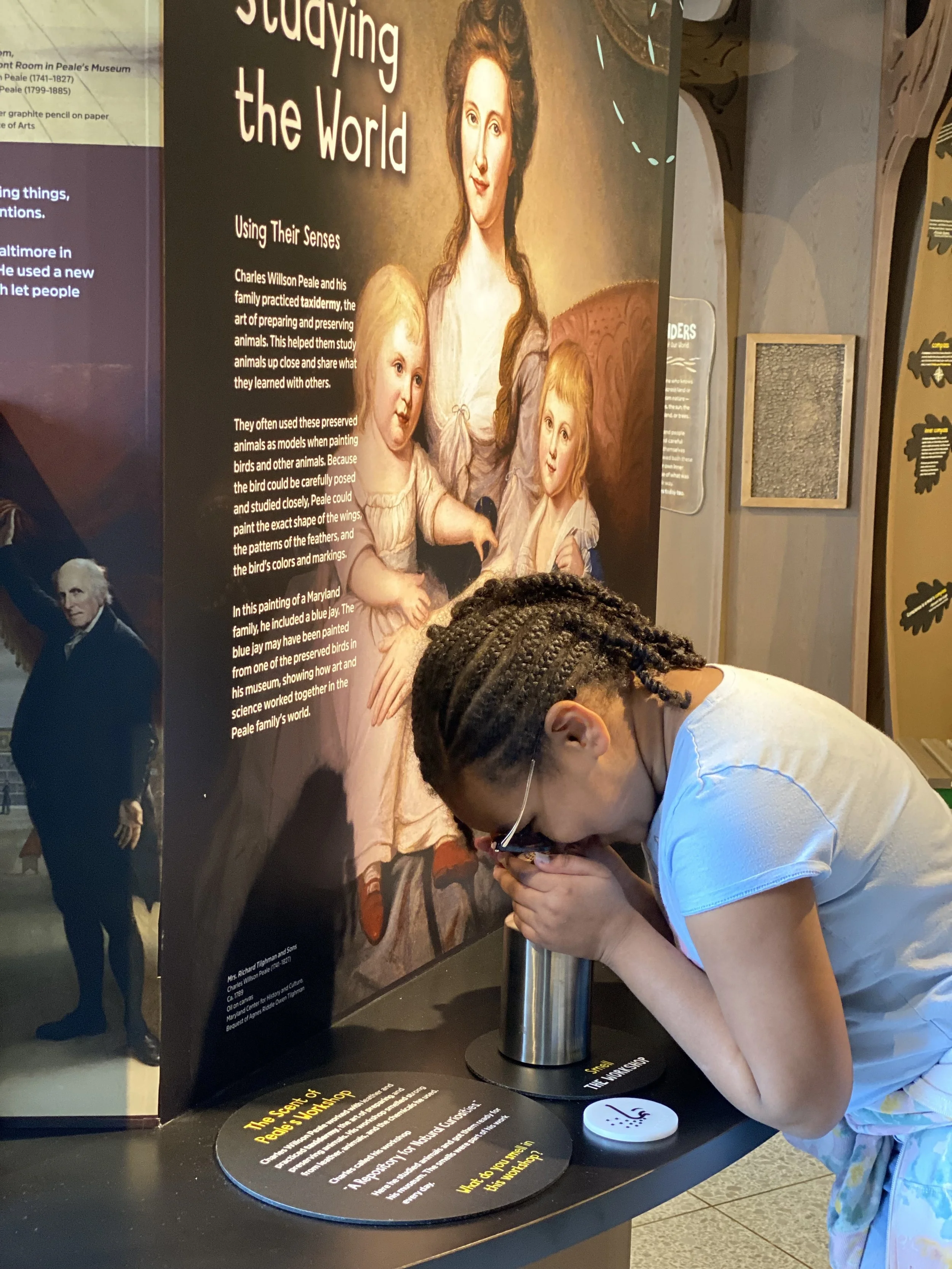 Interactive museum exhibit for children in grade school.