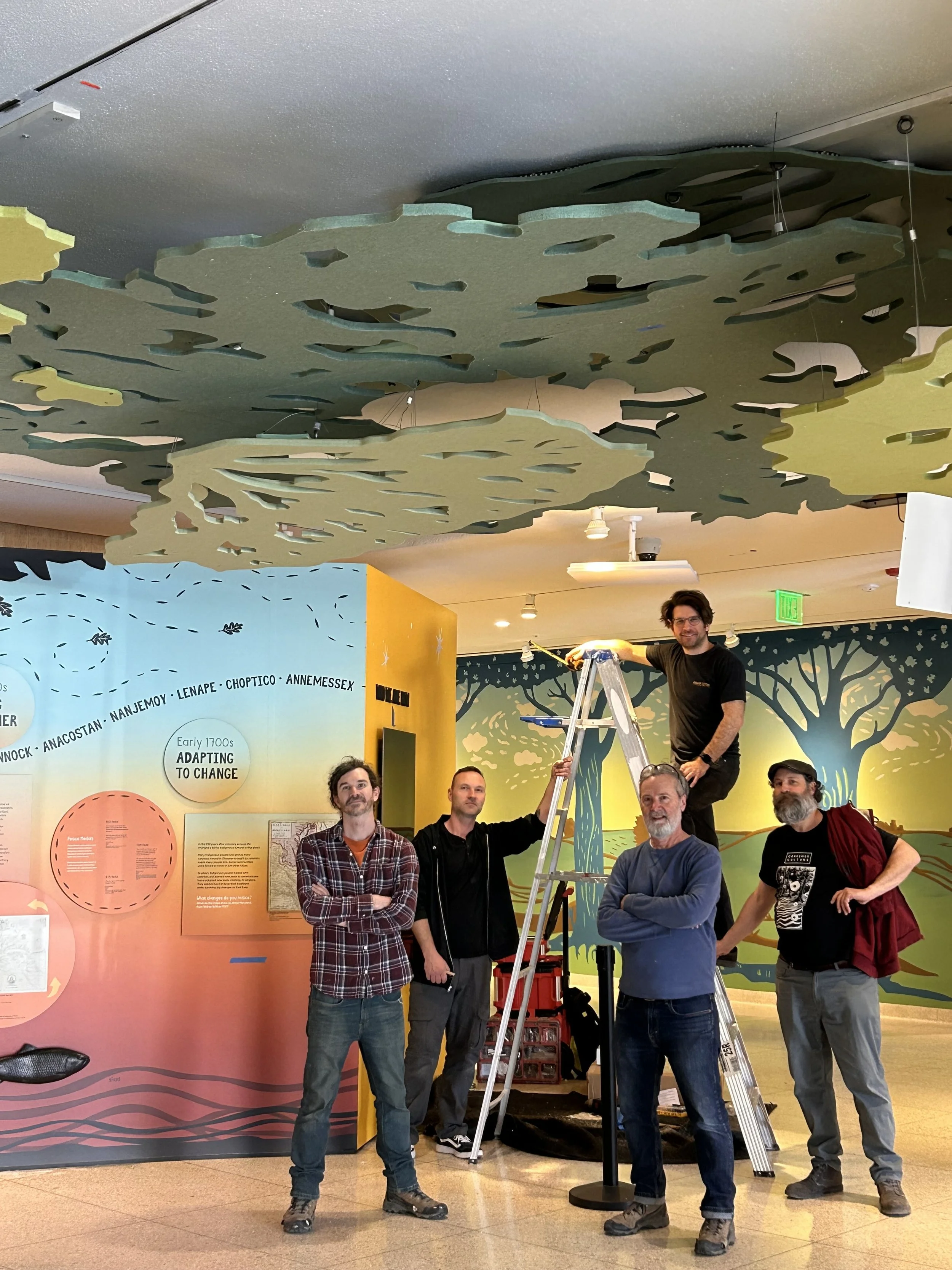 Interactive museum exhibit for children in grade school.