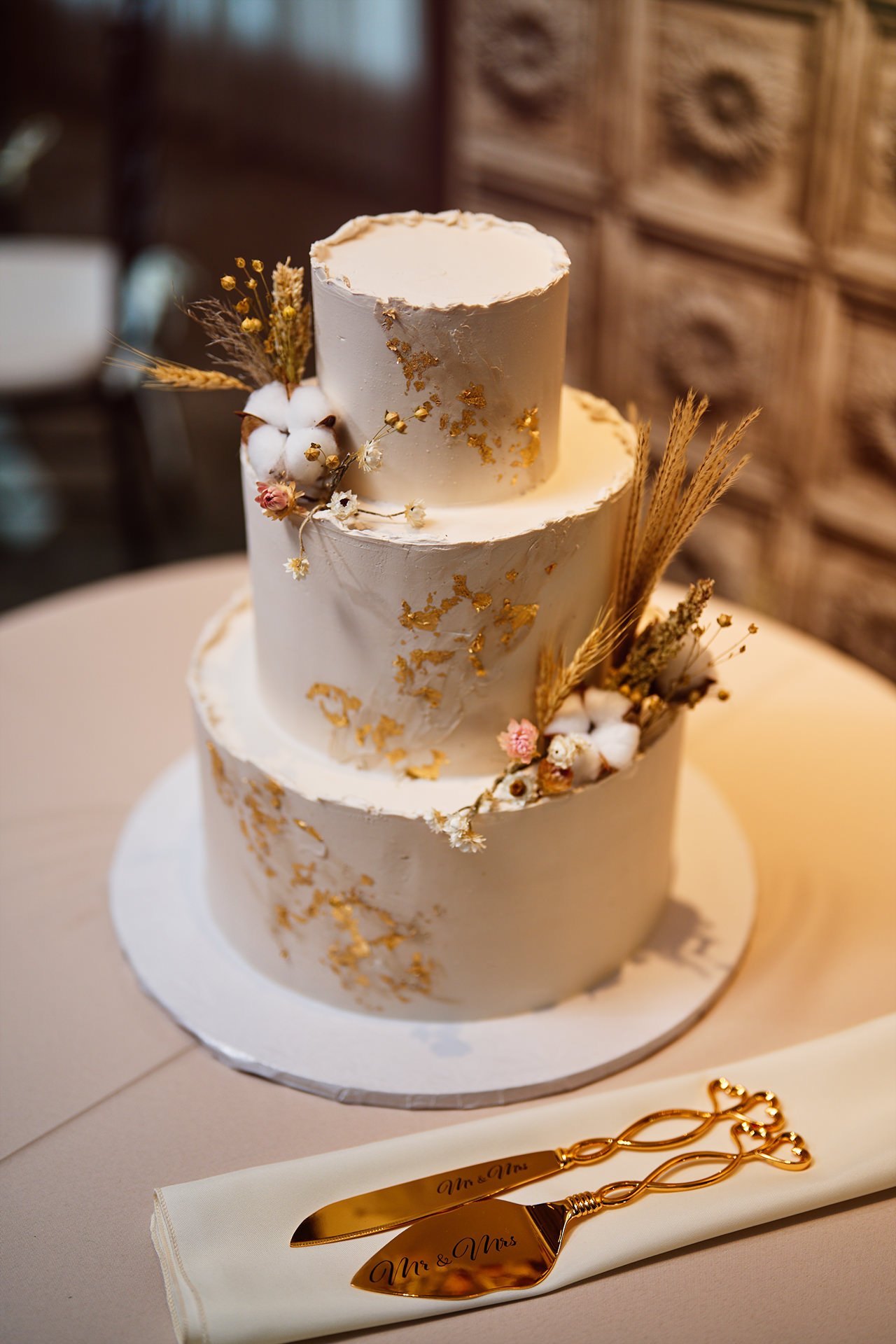 Camden County Boathouse Wedding Photos Reception Cake Details