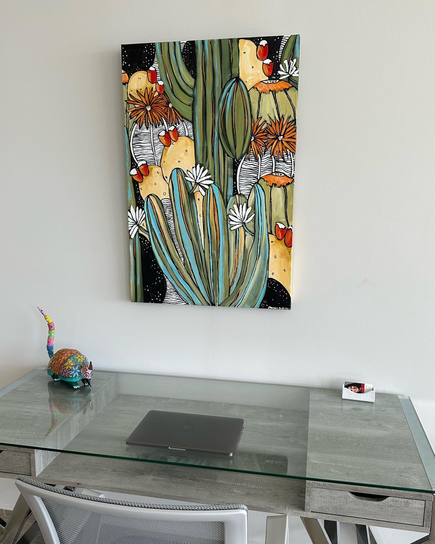 @sharonart07  your beautiful cactuses have a new home @puertopenascoking