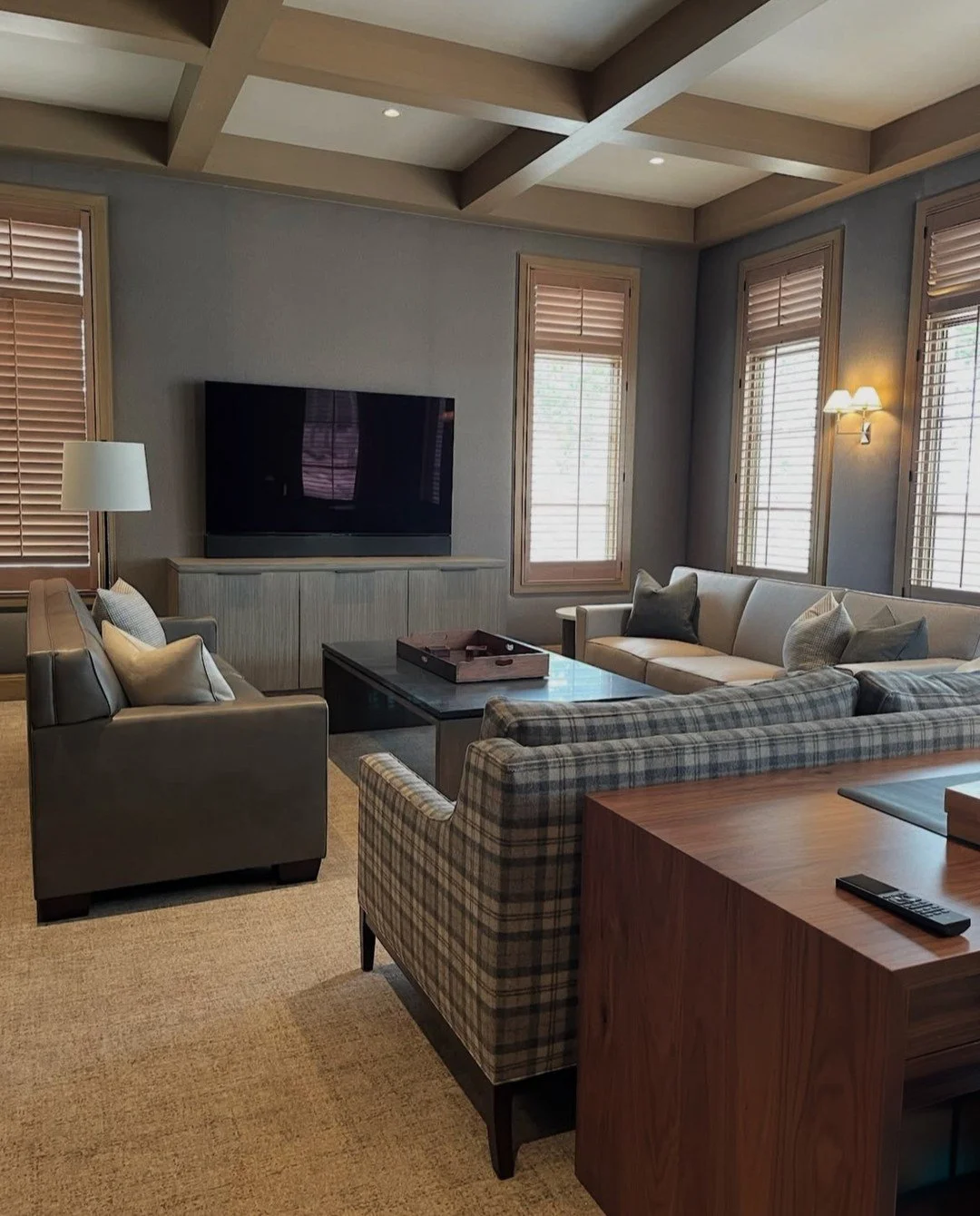 Upholstered walls add something intangible that photos don't always capture. Thanks @renaekellerinteriordesign for including us in this amazing project and letting fabric be the star on the walls!