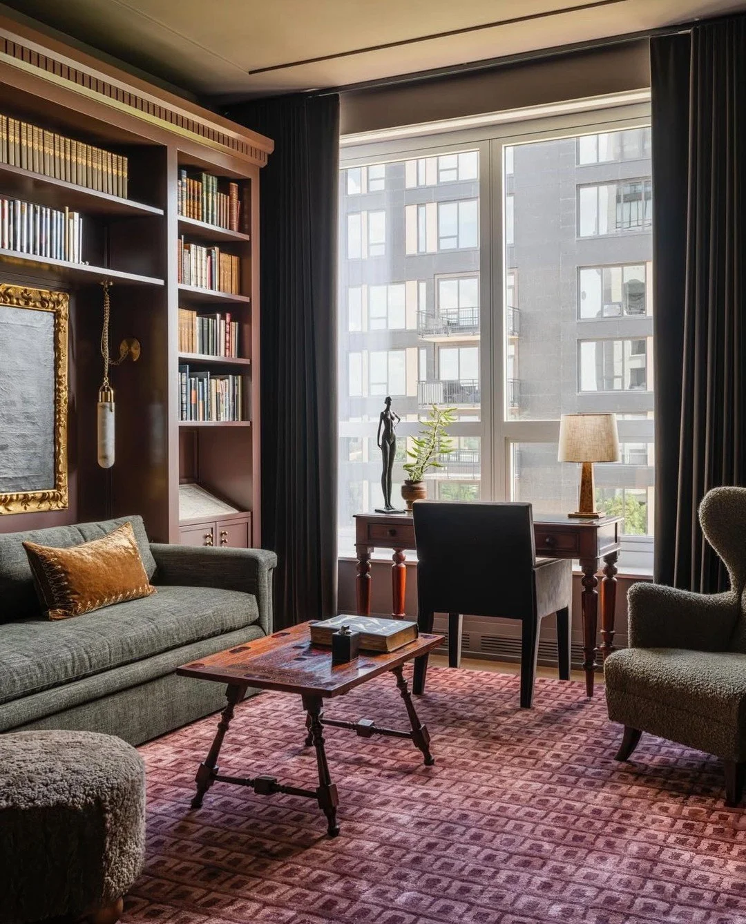 We just love the cozy draperies in this Minneapolis high rise. Thanks @prospectrefugestudio for including us in this wonderful project!