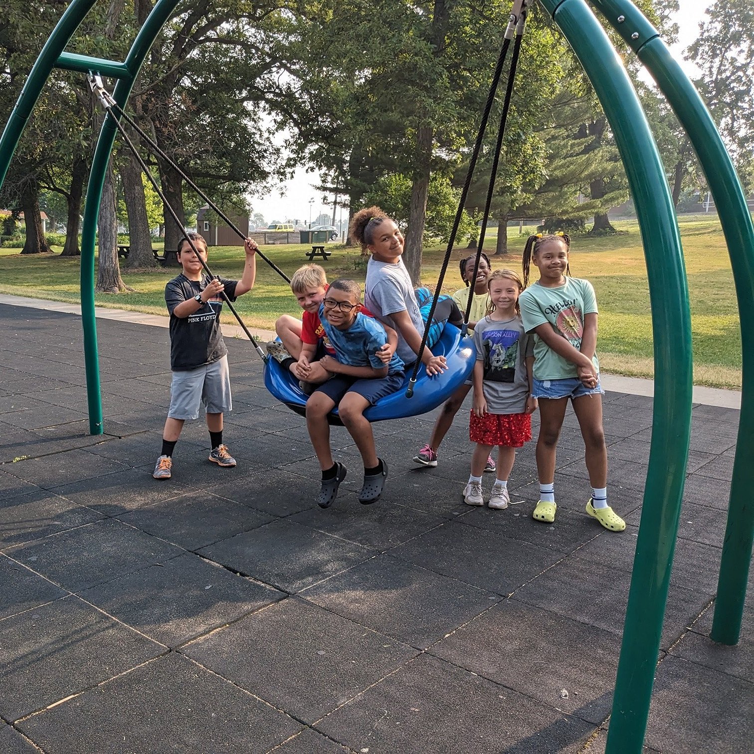 Kids Playing at Moline Park