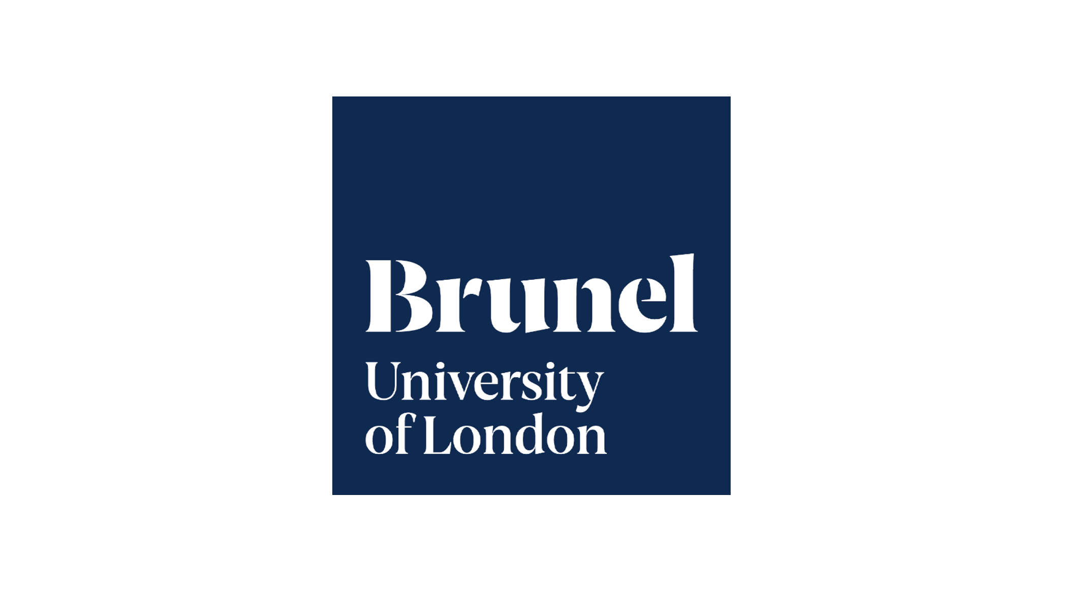 Brunel University London logo with a coat of arms and the university name.