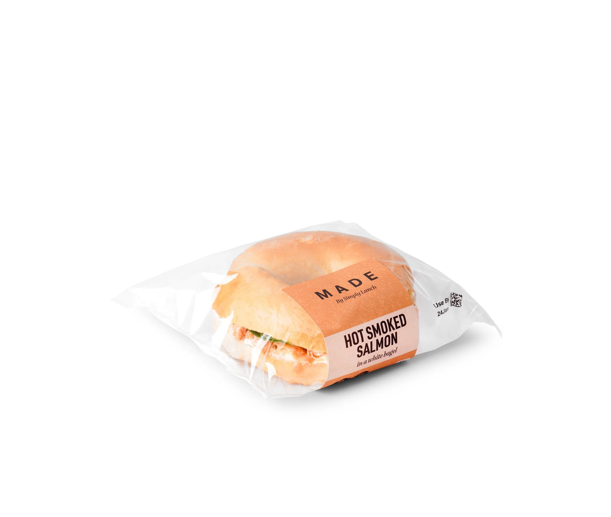 Hot Smoked Salmon Bagel