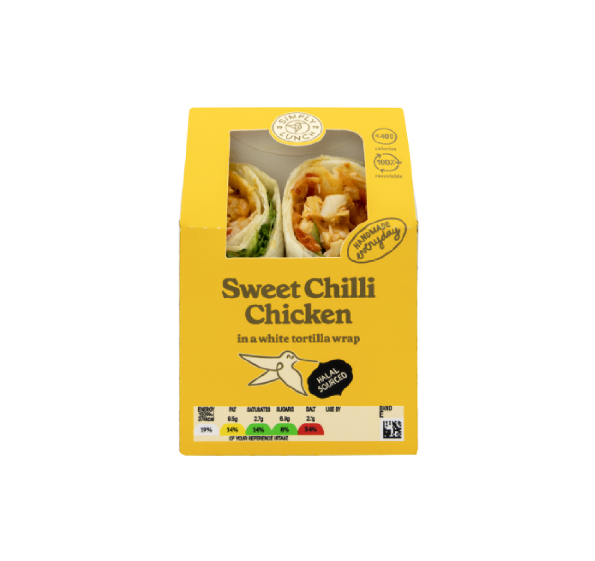 Sweet Chilli Chicken Wrap (Halal)
