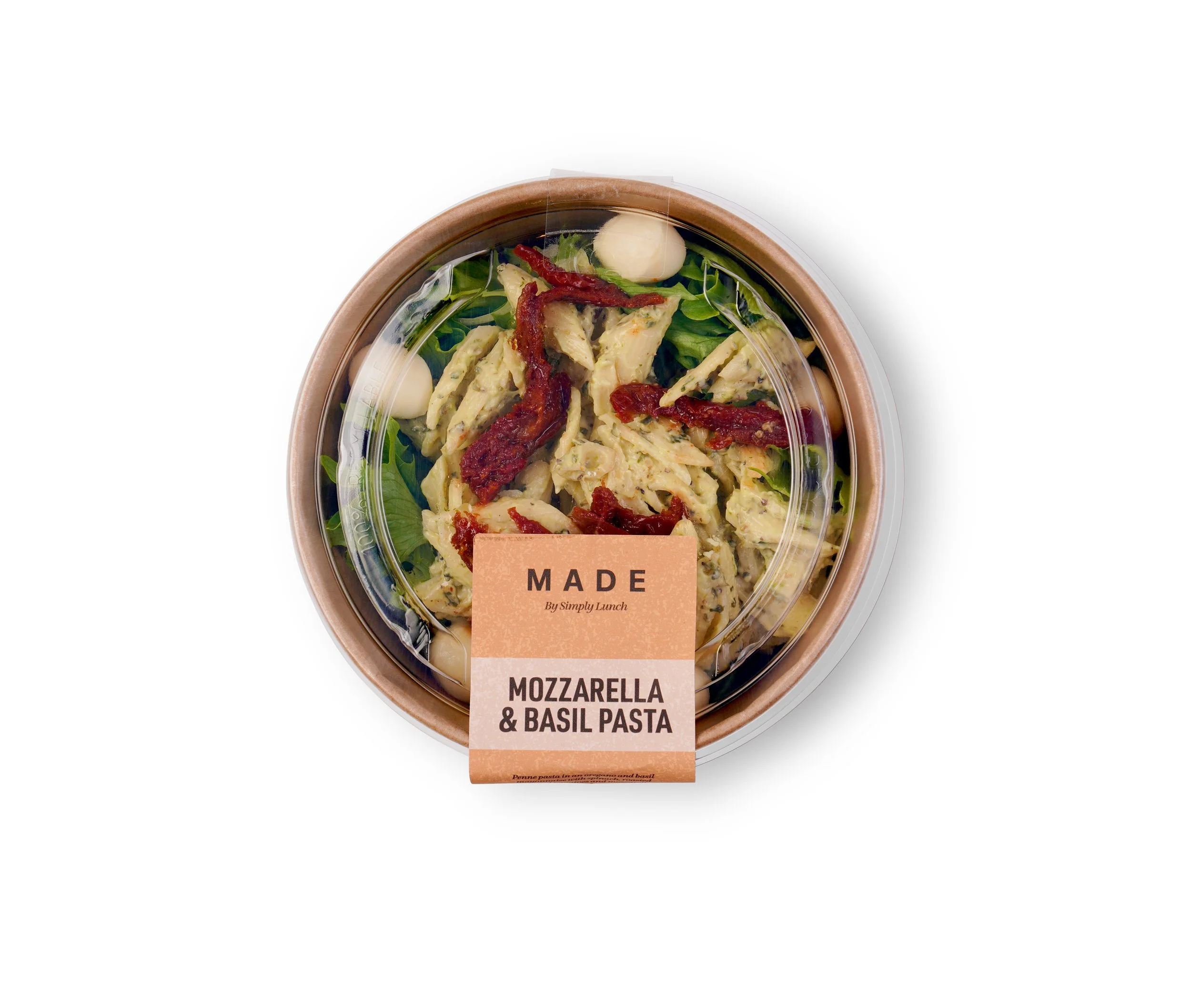 Mozzarella & Basil Pasta