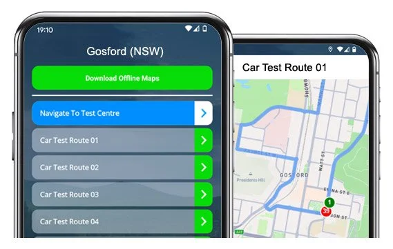more gosford test routes