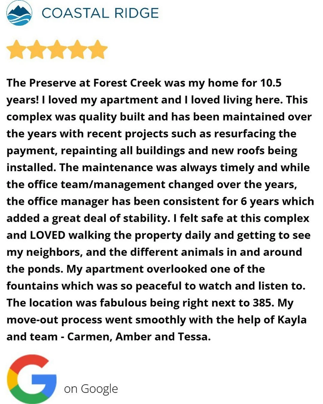 Reviews like this mean everything to our team 💫
Thank you for trusting us for over 10 years&mdash;it was truly our pleasure!
