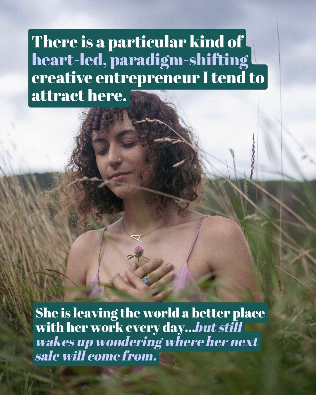 I made a beautiful new training for you and I'm teaching it live on Tuesday June 16th at 1pm ET:

Ads That Nourish 
Learn the Meta ads framework creatives and coaches are using to grow their reach, fill their list, and generate reliable income.

Can'