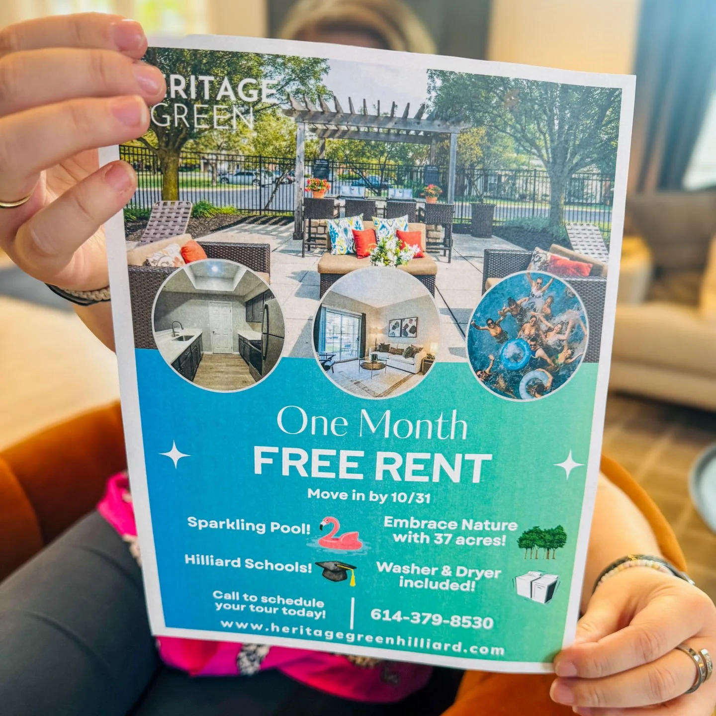 Your next home just got even better! 

For a limited time, lease with us and enjoy ONE MONTH FREE RENT! 

Don&rsquo;t miss your chance to save big while enjoying the comfort, convenience, and community you deserve. Availability is limited, so act fas