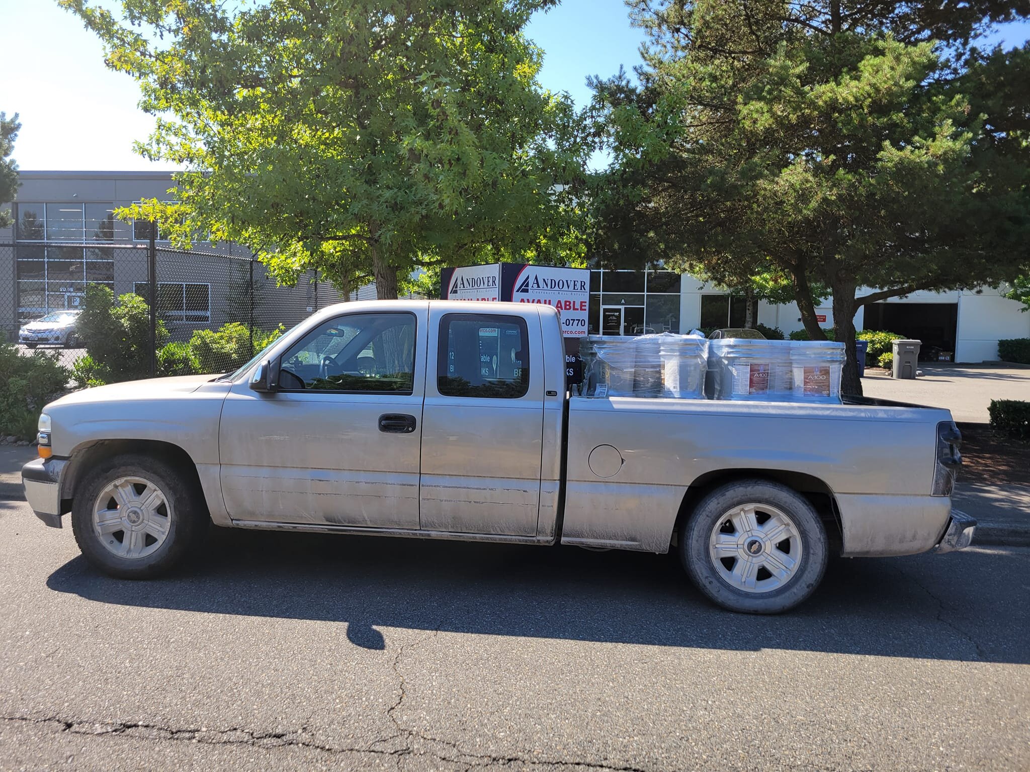 49's truck got stolen last night. Keep your eyes peeled. Looks like this, has the tan canopy but they'll probably steal that.