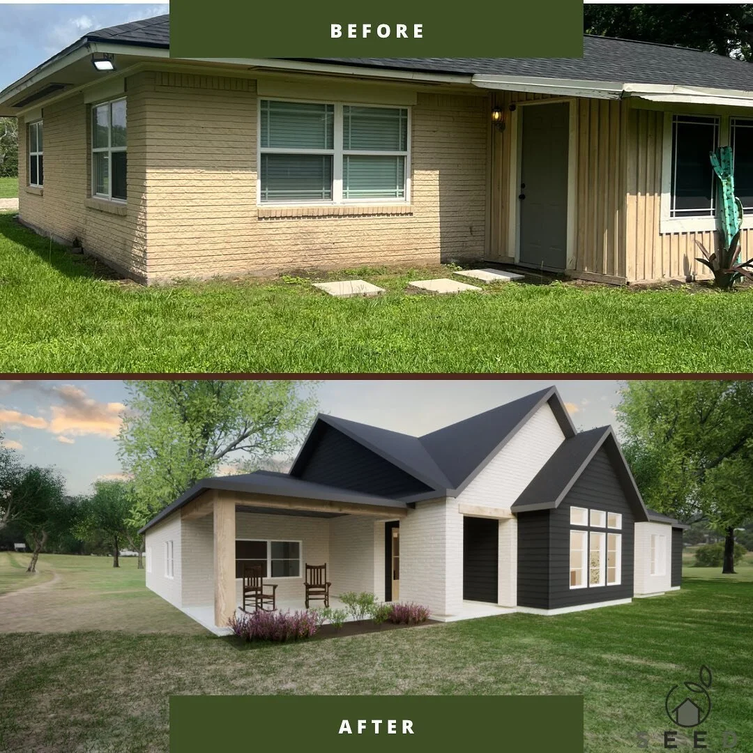 A simple addition to the front breathed life into this existing ranch home &amp; it seems like it&rsquo;s going to look like a brand new home. I&rsquo;d say it&rsquo;s set for the next generation! 

if you want to expand, and you&rsquo;re already sta