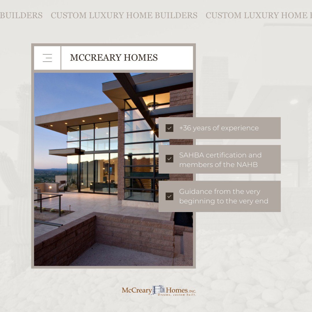 👷🏠When it comes to custom home building, trust matters. With McCreary Homes, you benefit from decades of experience, industry recognition, and dedicated guidance at every step. Let's bring your vision to life together.
.
.
.
#mccrearycustomhomes #c