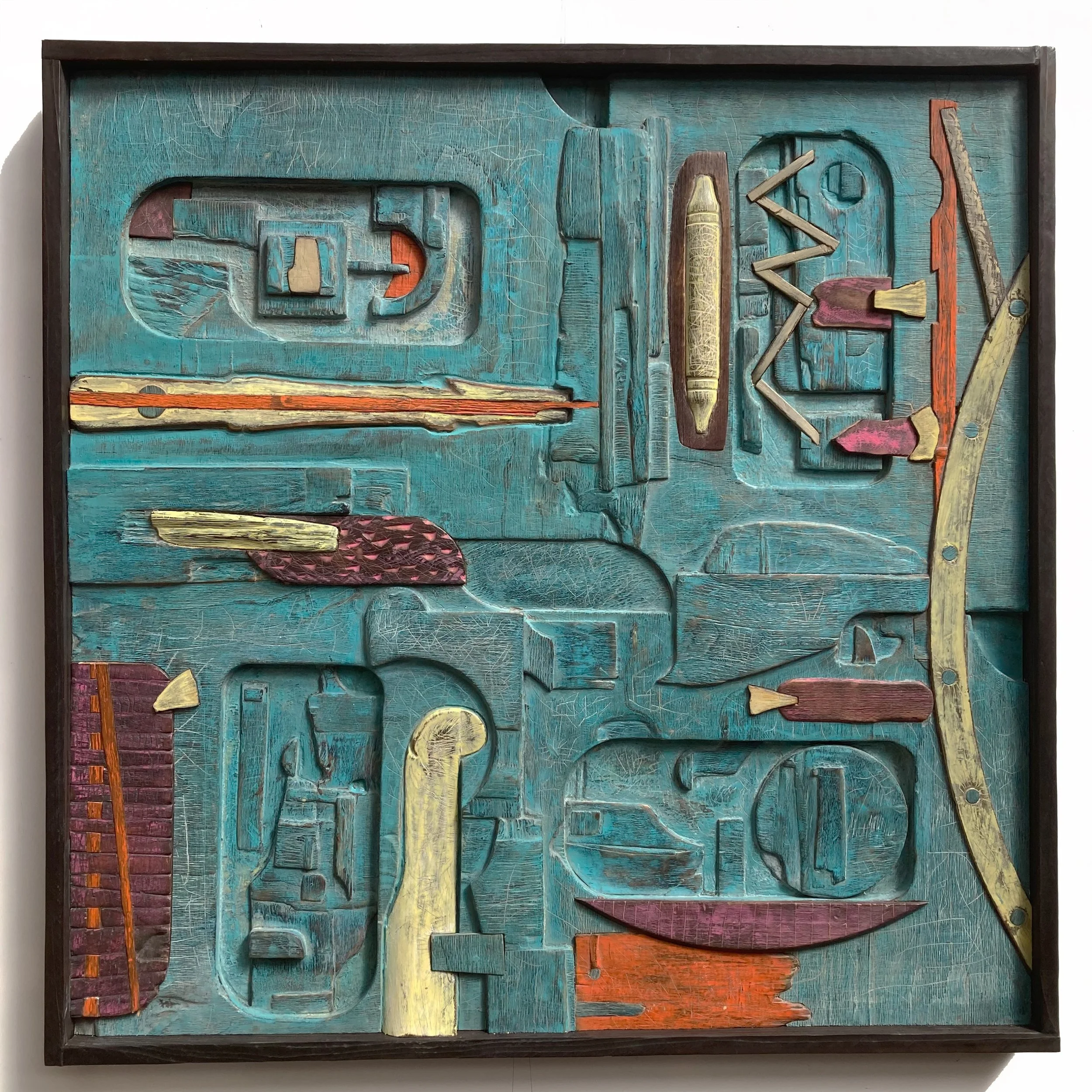 Krayola, Plywood and enamel paint
60cmx60cm