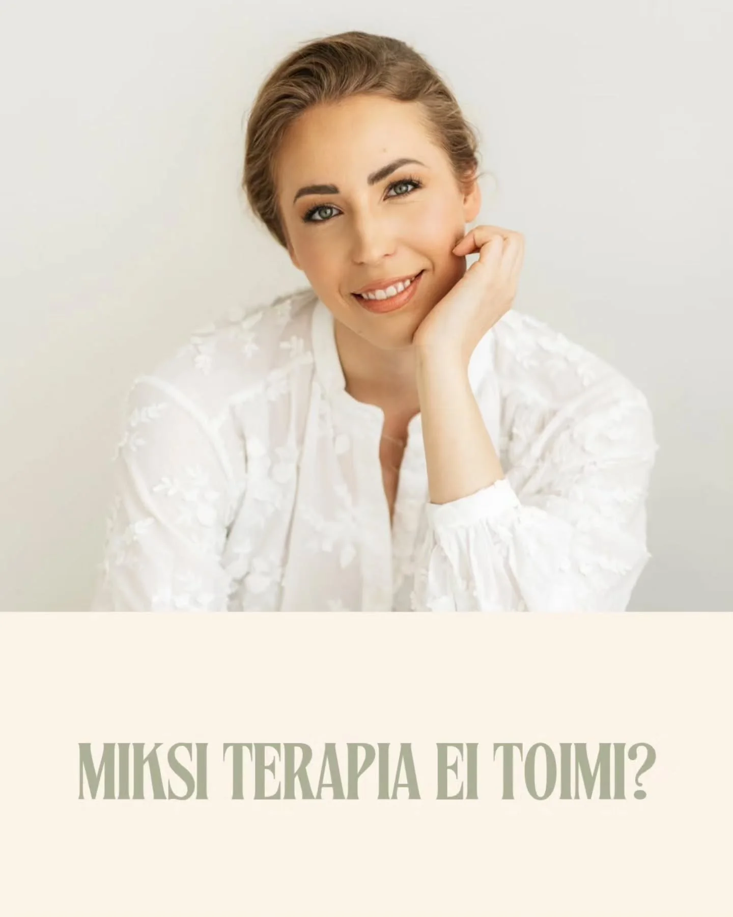 Miksi terapia ei toimi?
N&auml;it&auml; asioita on hyv&auml; pohtia ⬇️

1. K&auml;yn vain satunnaisesti

"Ajattelin, ett&auml; kerran kuussa riitt&auml;&auml;, mutta huomasin, ett&auml; palaan joka kerta samoihin asioihin. Edistymist&auml; ei ta