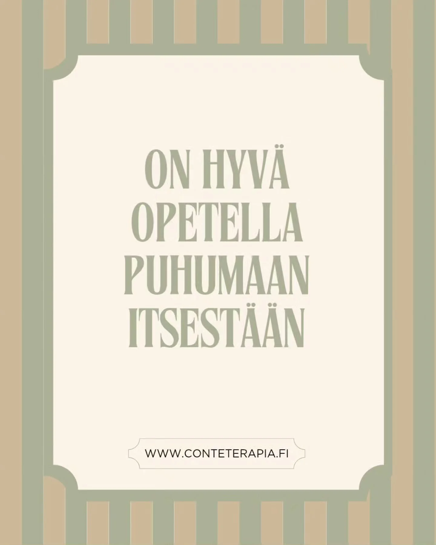 Itsest&auml; puhuminen ei ole pehmeily&auml; eik&auml; vastuun pakoilua.

Se on tapa:

💚 tulla kuulluksi
💚 v&auml;hent&auml;&auml; puolustautumista
💚 pit&auml;&auml; yhteys, vaikka ollaan eri mielt&auml;

Ja t&auml;m&auml; on taito. Ei kukaan osaa