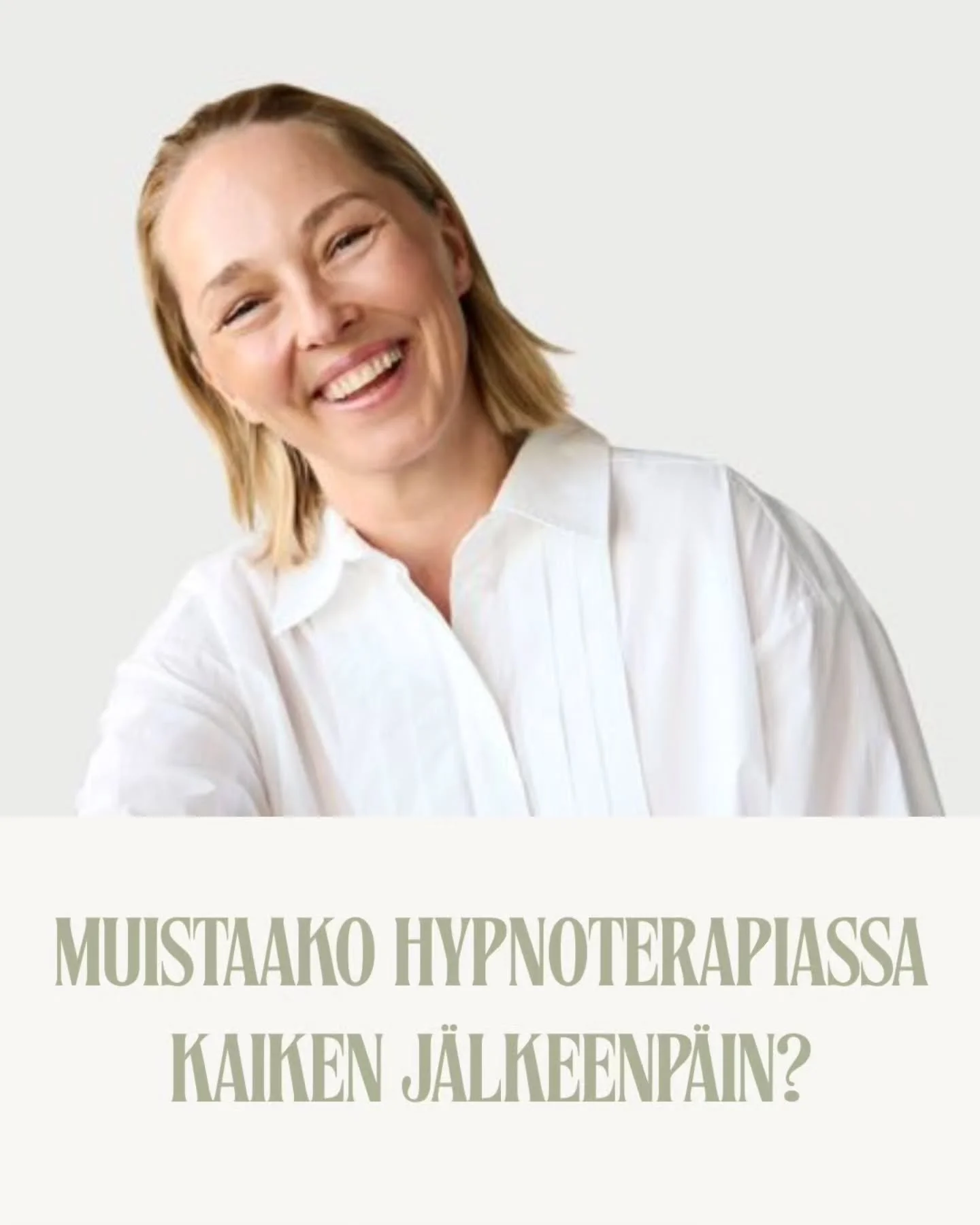 Muistaako hypnoterapiassa&nbsp;kaiken j&auml;lkeenp&auml;in? ⬇️
Muisti ei ole t&auml;ydellinen tallenne. Hypnoterapiassa&nbsp;l&auml;pi k&auml;ydyt asiat useimmiten j&auml;&auml;v&auml;t muistiin ja tulevat normaalin muovautumisen kohteeksi mieless&