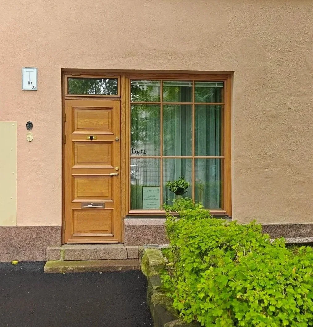 Terapiavastaanotto Helsingissä Vuorimiehenkadulla.