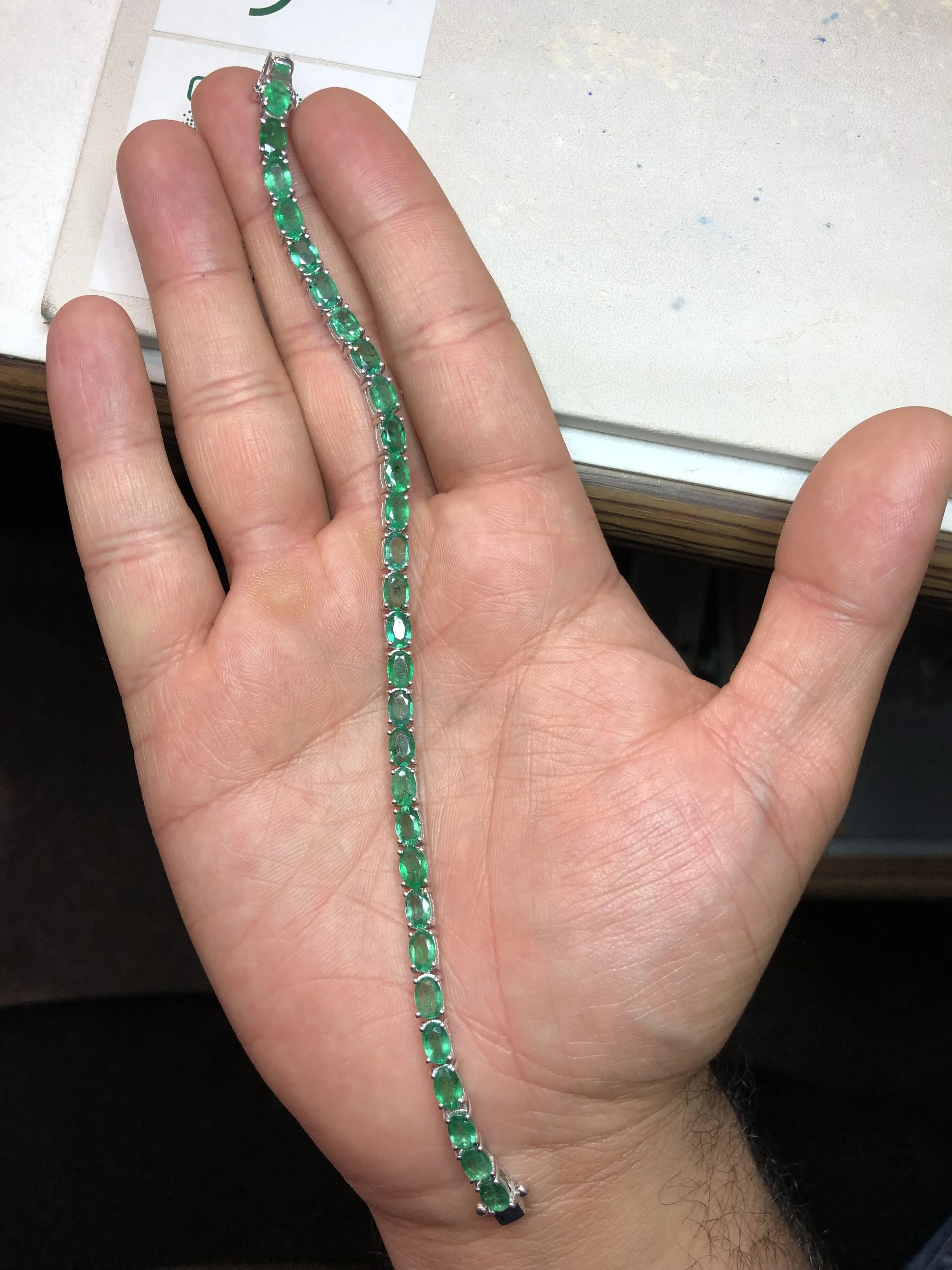 Emerald Tennis Bracelet