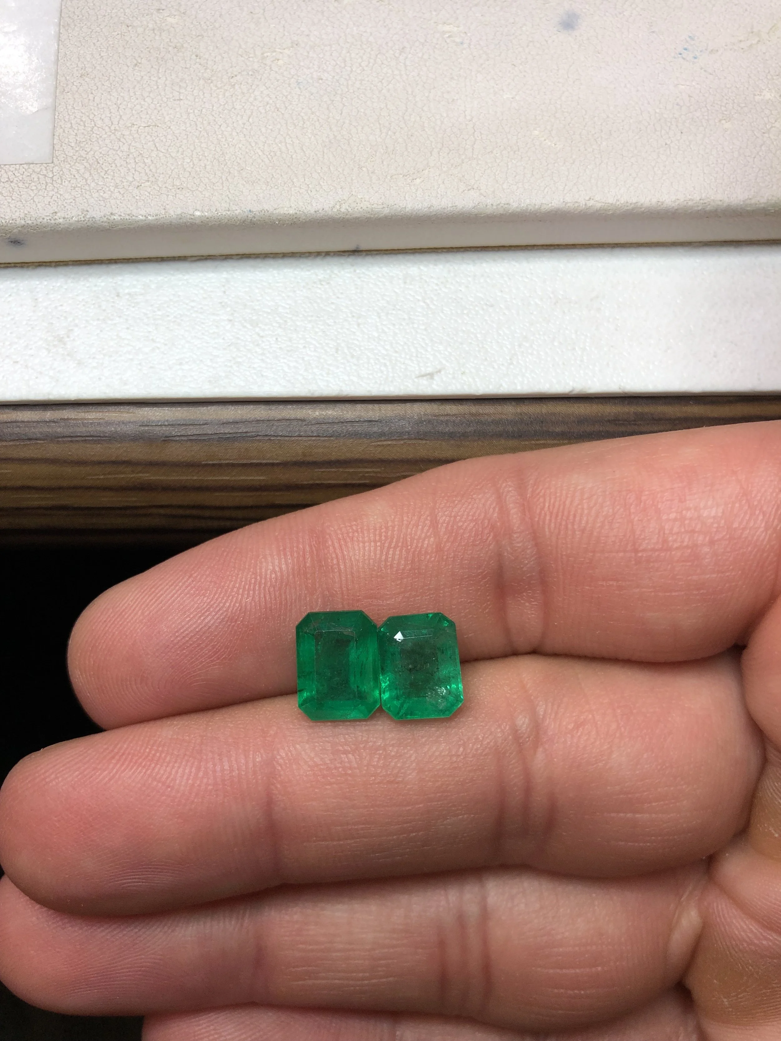 Natural Emerald Pair