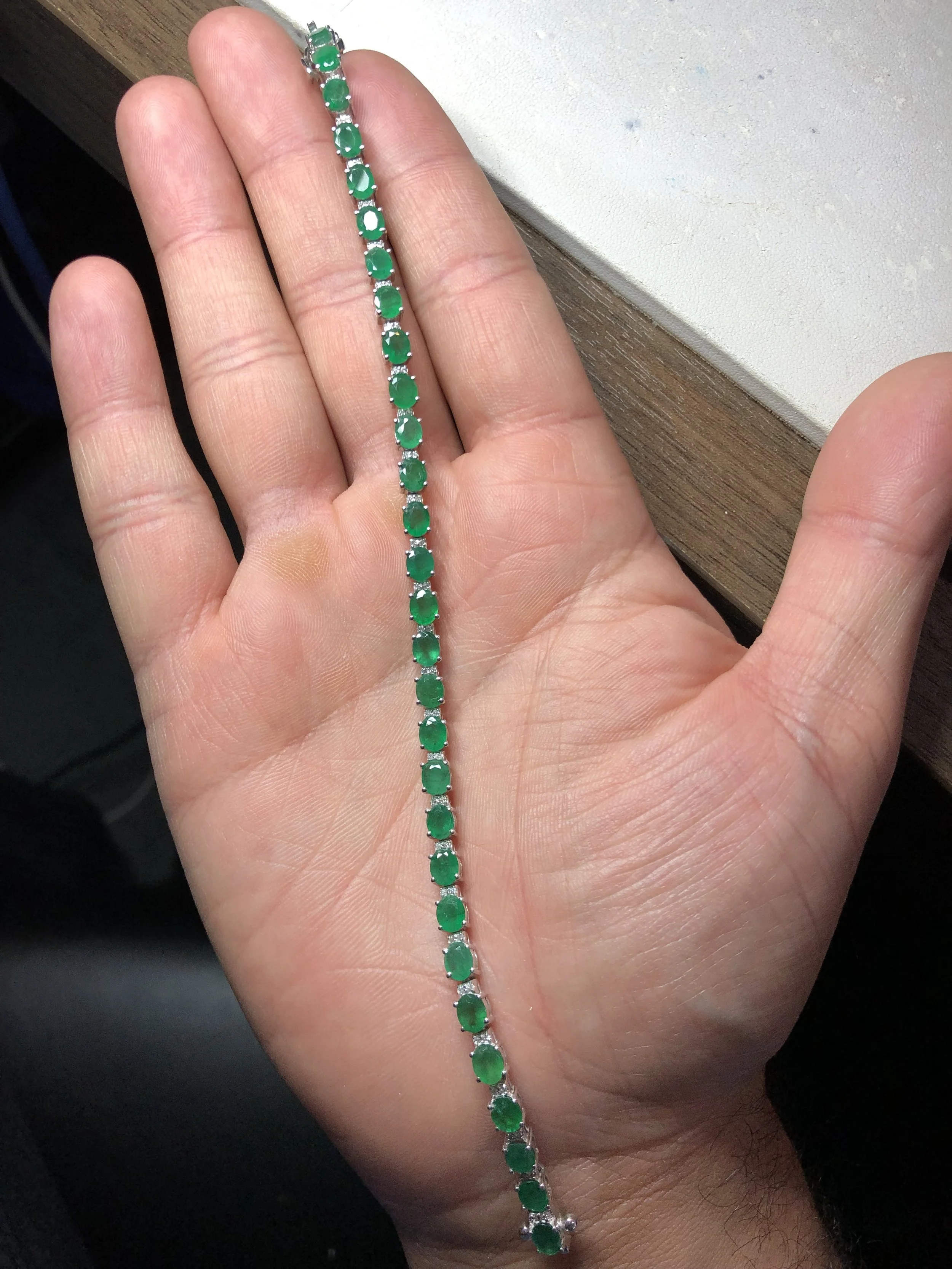 Emerald Tennis Bracelet