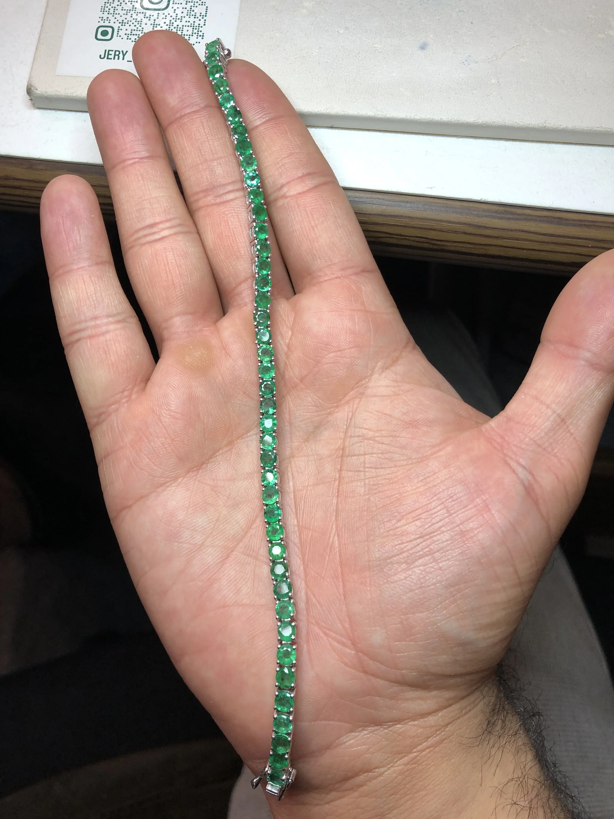 Emerald Tennis Bracelet