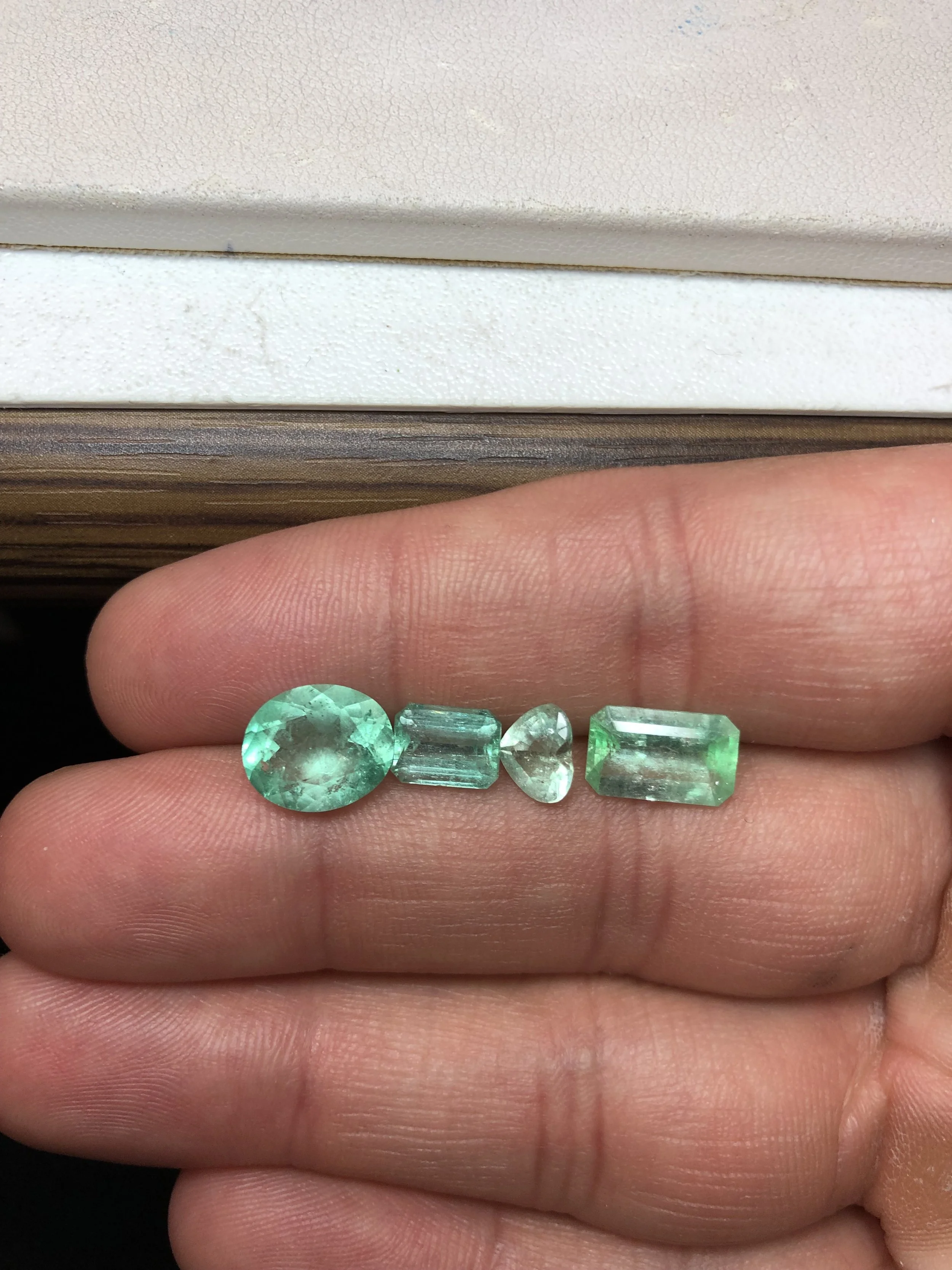 Natural Colombian Emeralds (4 stones)
