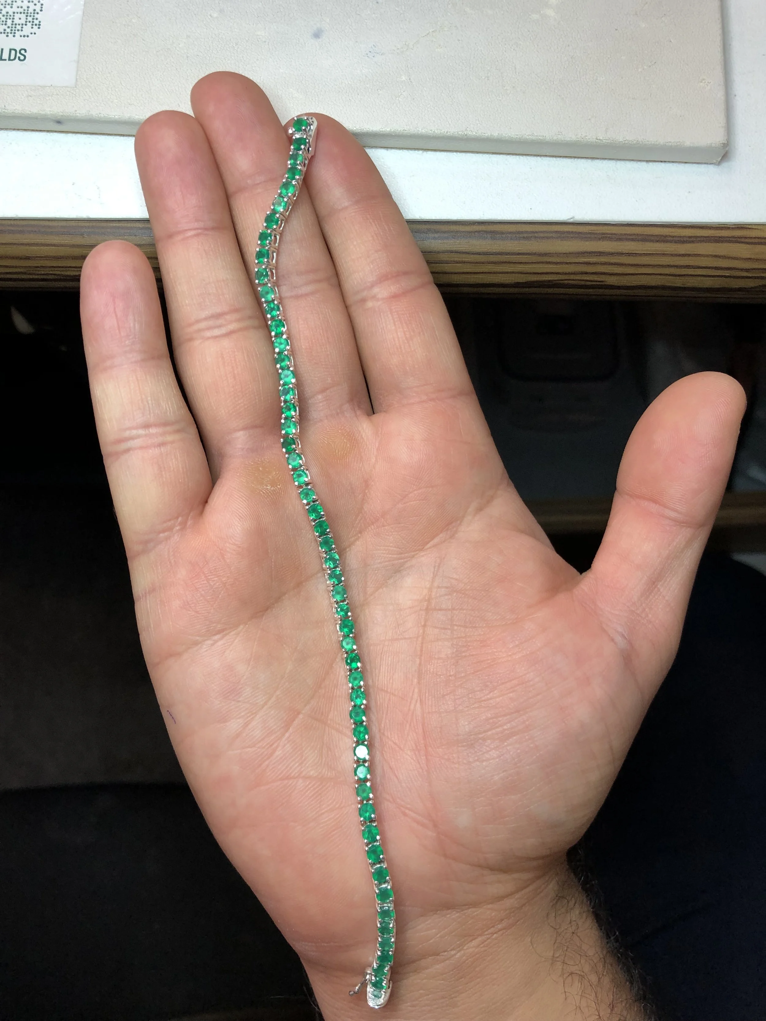 Emerald Tennis Bracelet